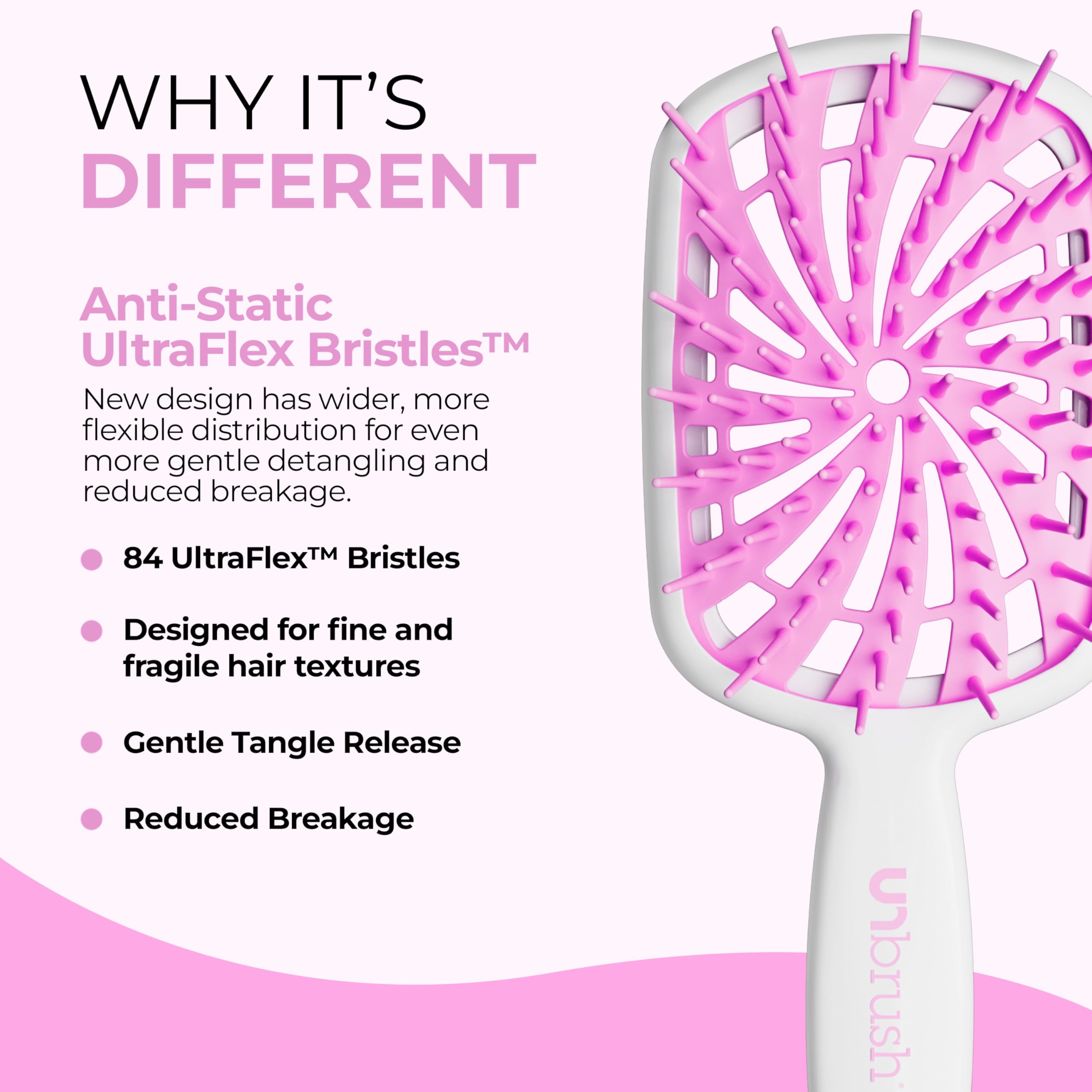 Foto 4 pulgar | Cepillo Para Cabello Rizado Fhi Heat Unbrush Plus Para Cabello Húmedo O Seco - Venta Internacional.