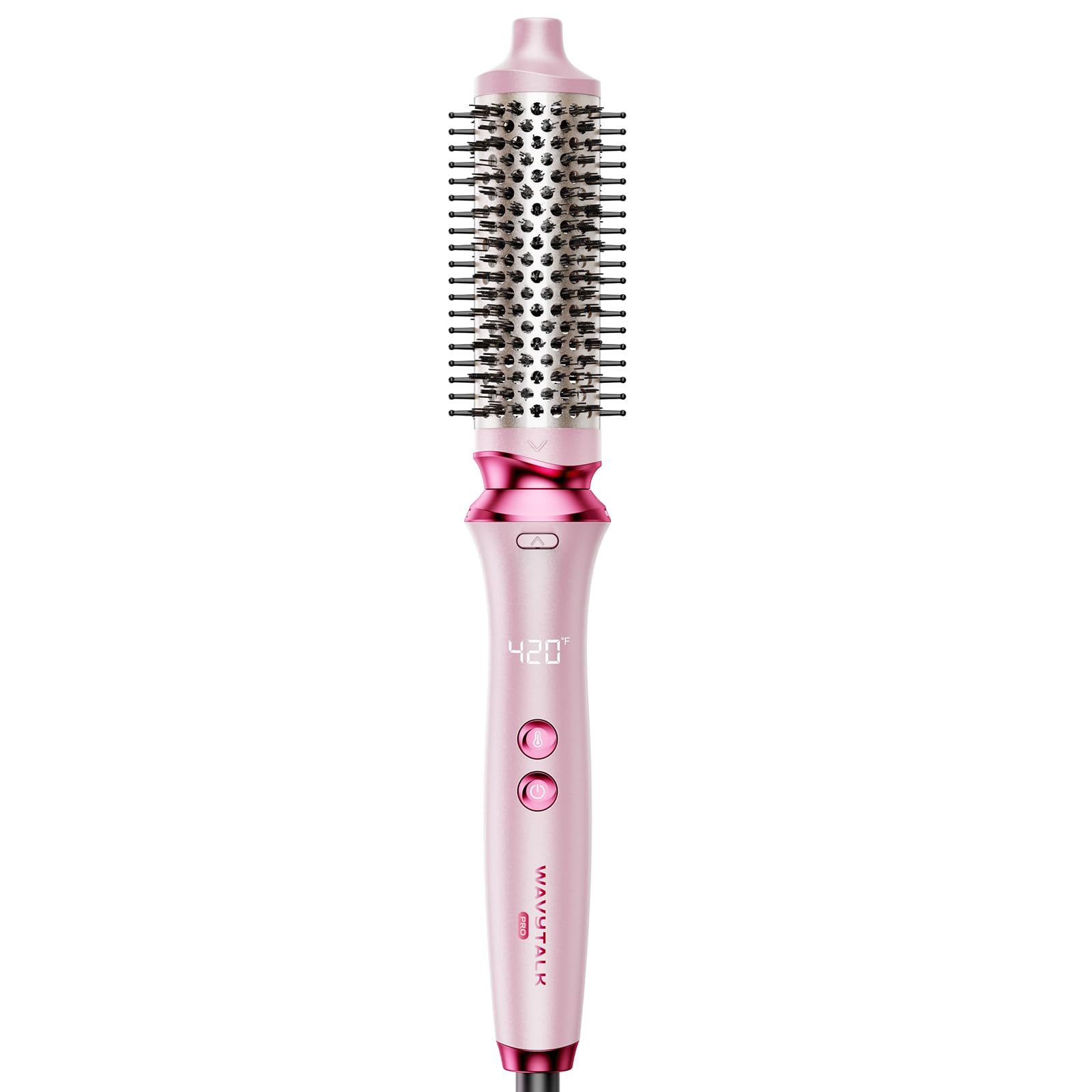 Cepillo Térmico Wavytalk Pro De Iones Negativos De 1.5 Pulgadas, Rosa - Venta Internacional.