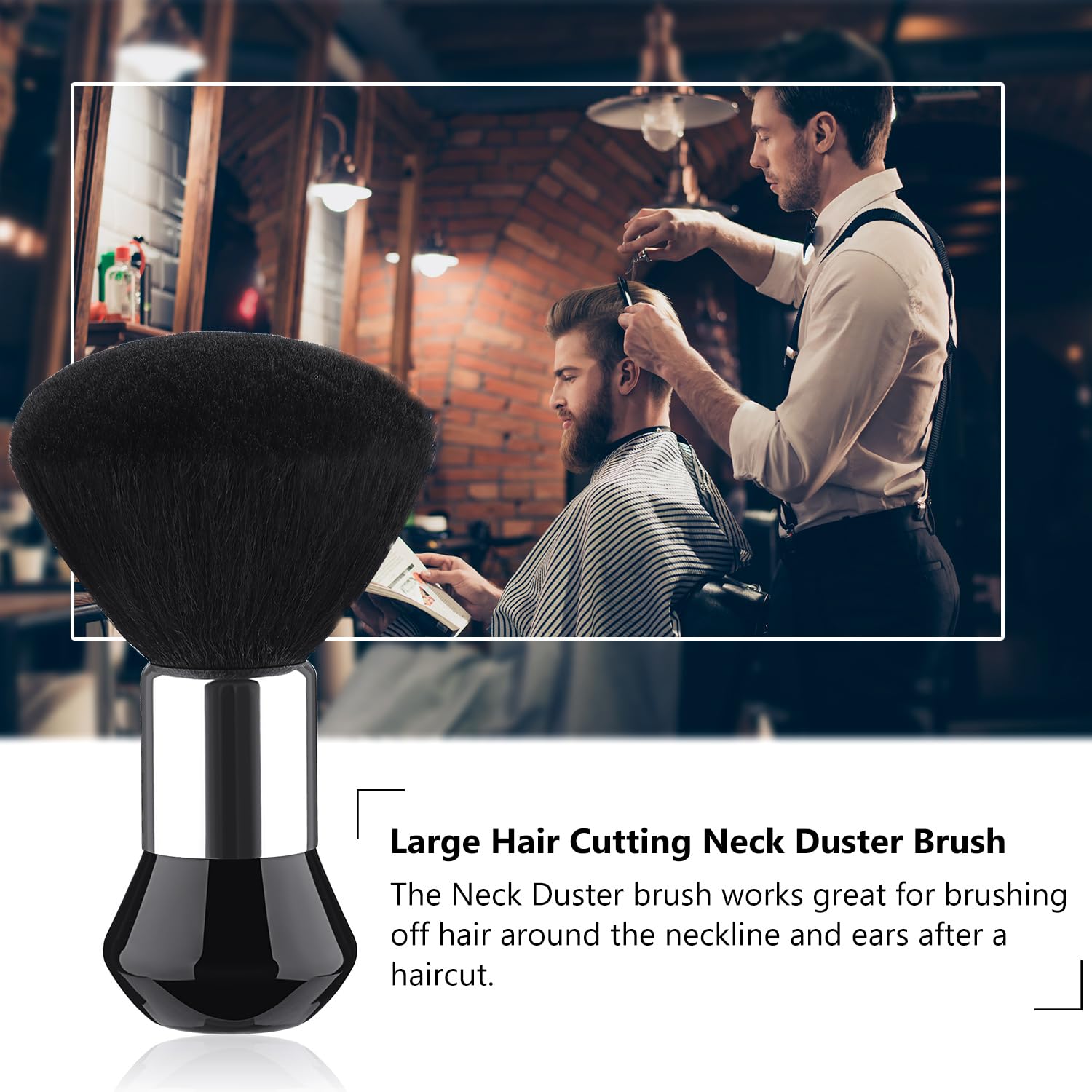 Foto 4 pulgar | Set De 3 Piezas Para Peinar Barber Neck Duster Brush Patelai - Venta Internacional.