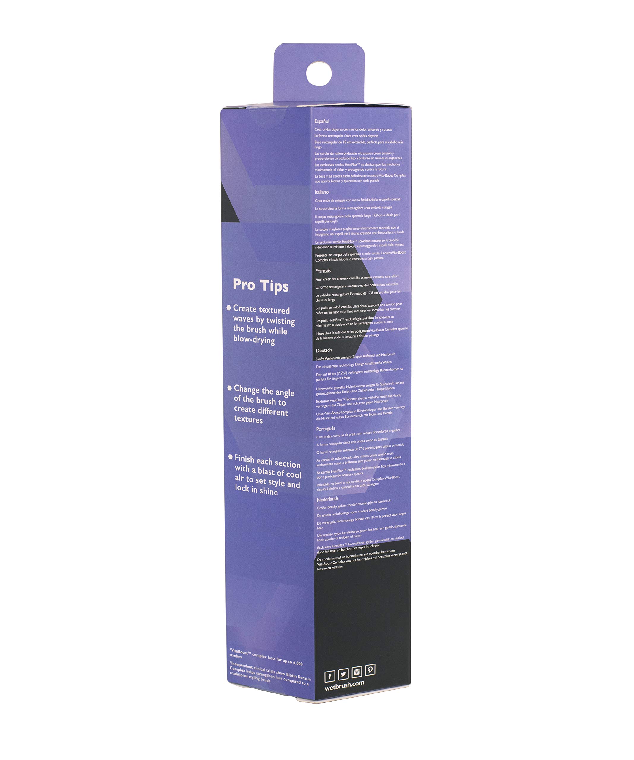Foto 7 pulgar | Cepillo Redondo Wet Brush Beach Waves Para Todo Tipo De Cabello - Venta Internacional.