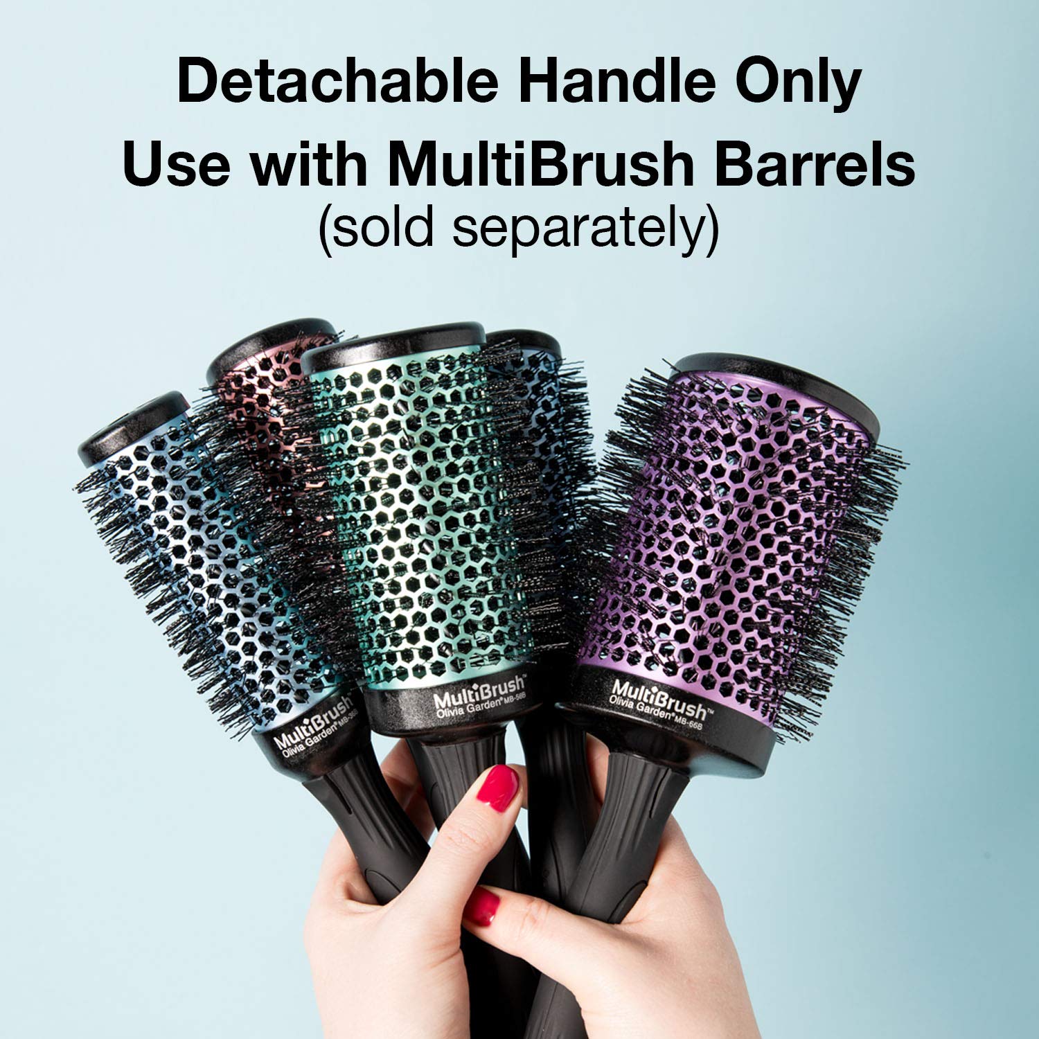 Foto 6 pulgar | Cepillo De Pelo Olivia Garden Multibrush Desmontable Mb-h1 Thermal - Venta Internacional.