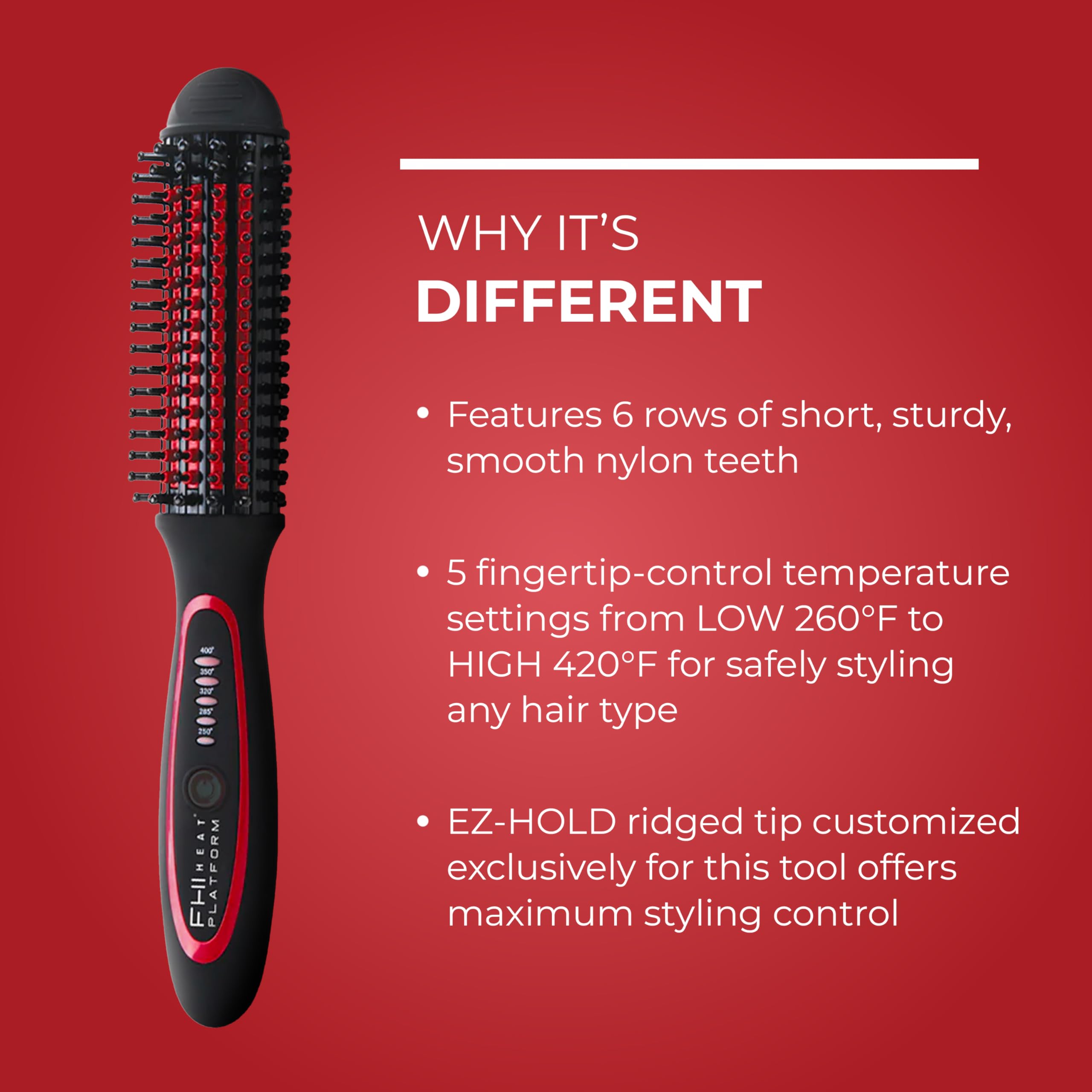 Foto 7 pulgar | Brocha Térmica para Peinar FHI Heat Stylus para Alisar el Cabello - Venta Internacional