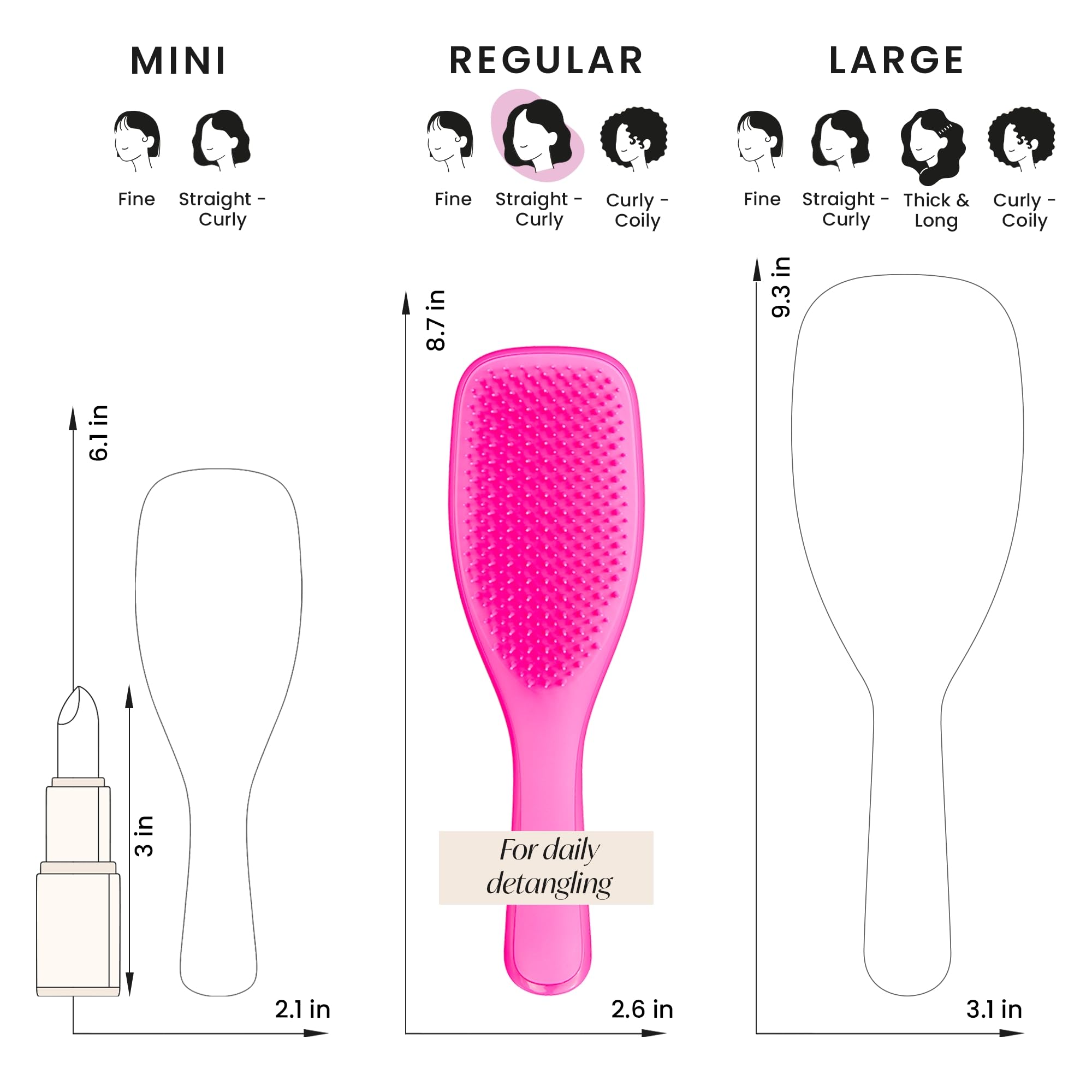 Foto 7 | Cepillo Tangle Teezer Ultimate Detangler Para Cabello Húmedo Y Seco - Venta Internacional.