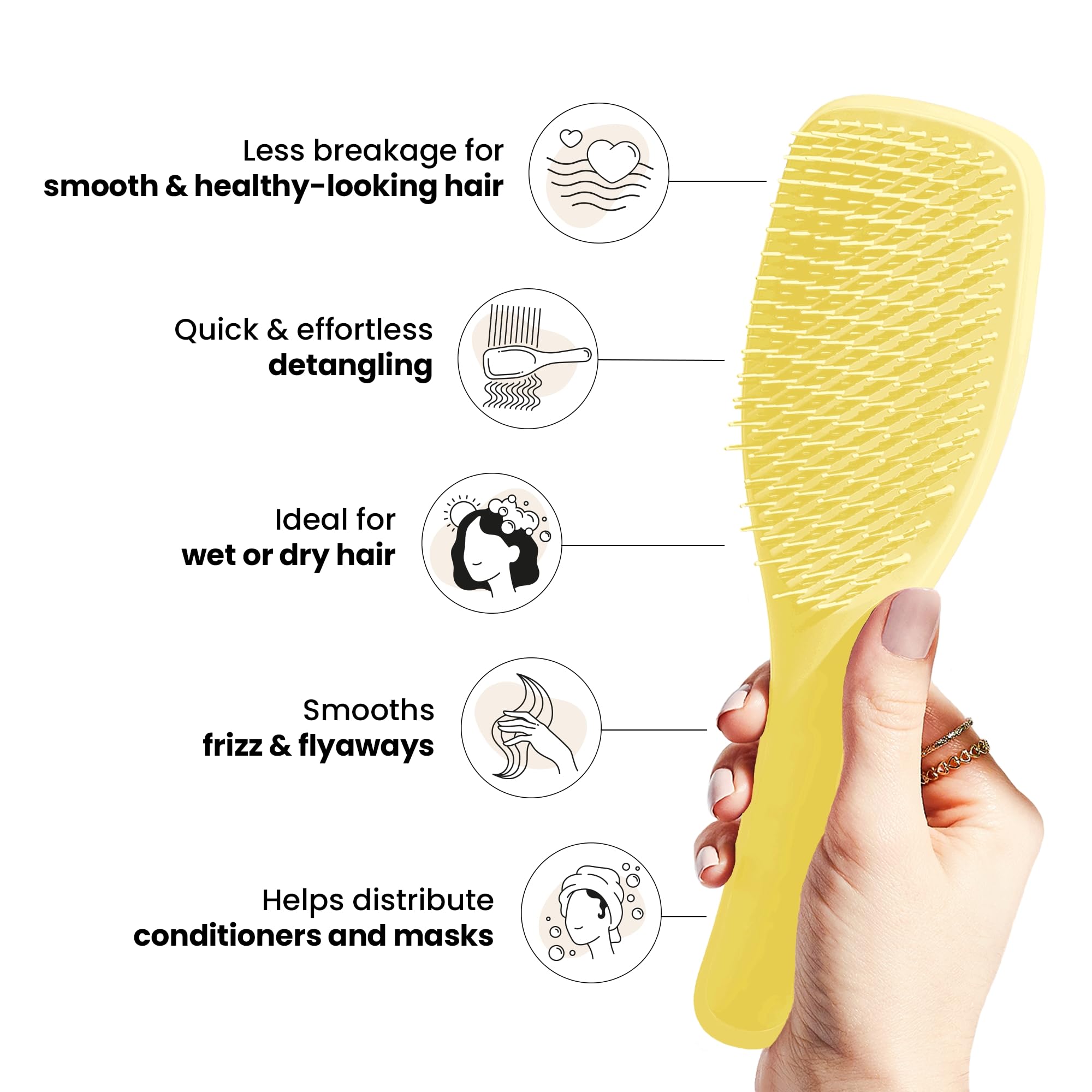 Foto 5 pulgar | Cepillo Tangle Teezer Ultimate Detangler para Cabello Húmedo y Seco - Venta Internacional