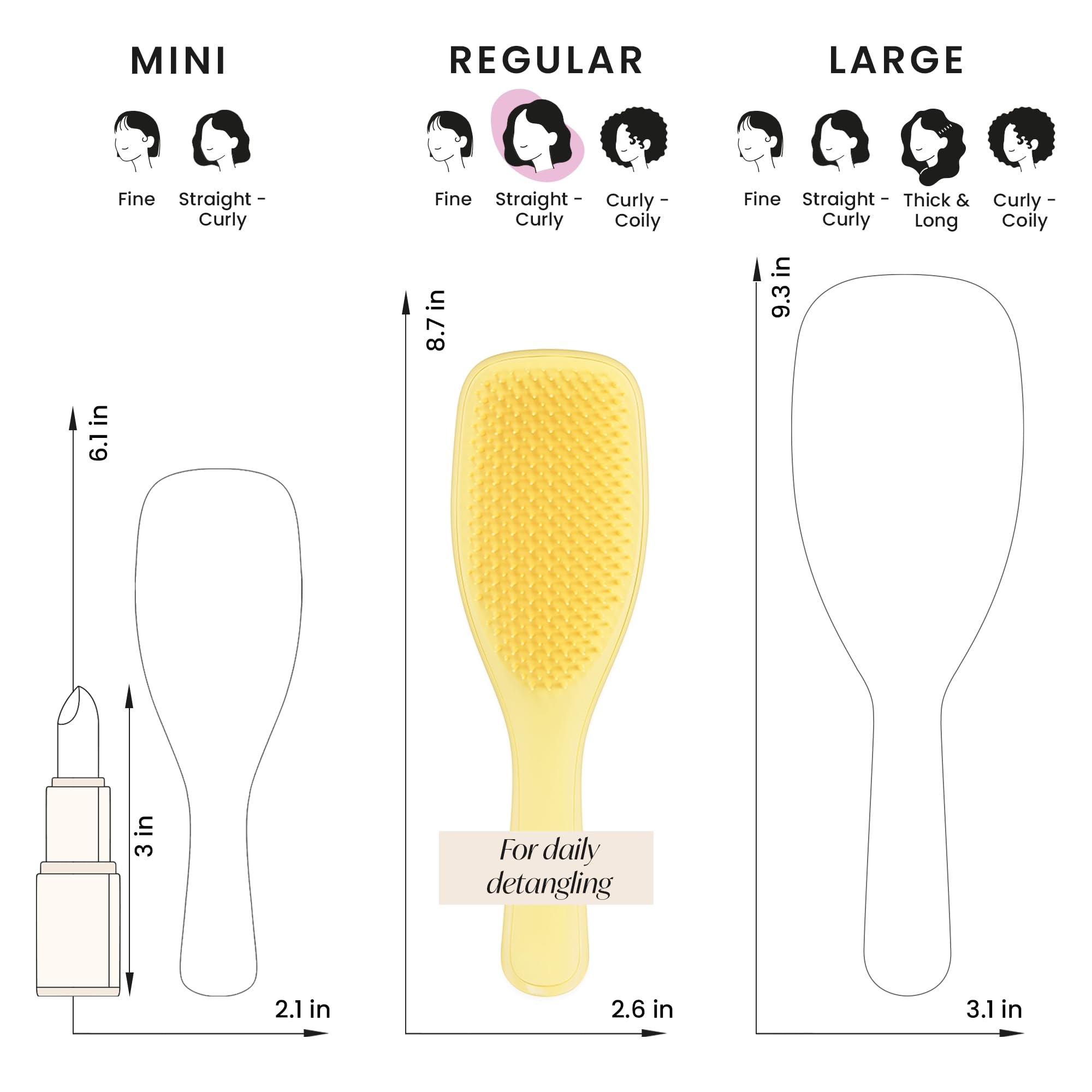 Foto 7 | Cepillo Tangle Teezer Ultimate Detangler para Cabello Húmedo y Seco - Venta Internacional