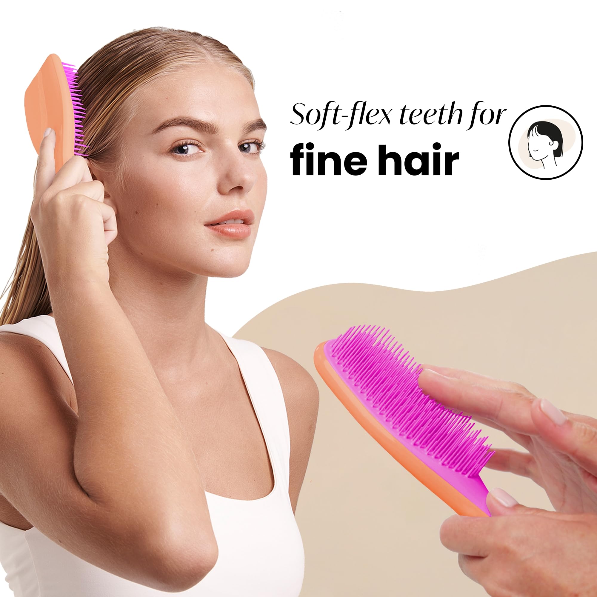 Foto 4 pulgar | Cepillo Desenredante Tangle Teezer Ultimate Para Cabello Seco Y Húmedo - Venta Internacional.