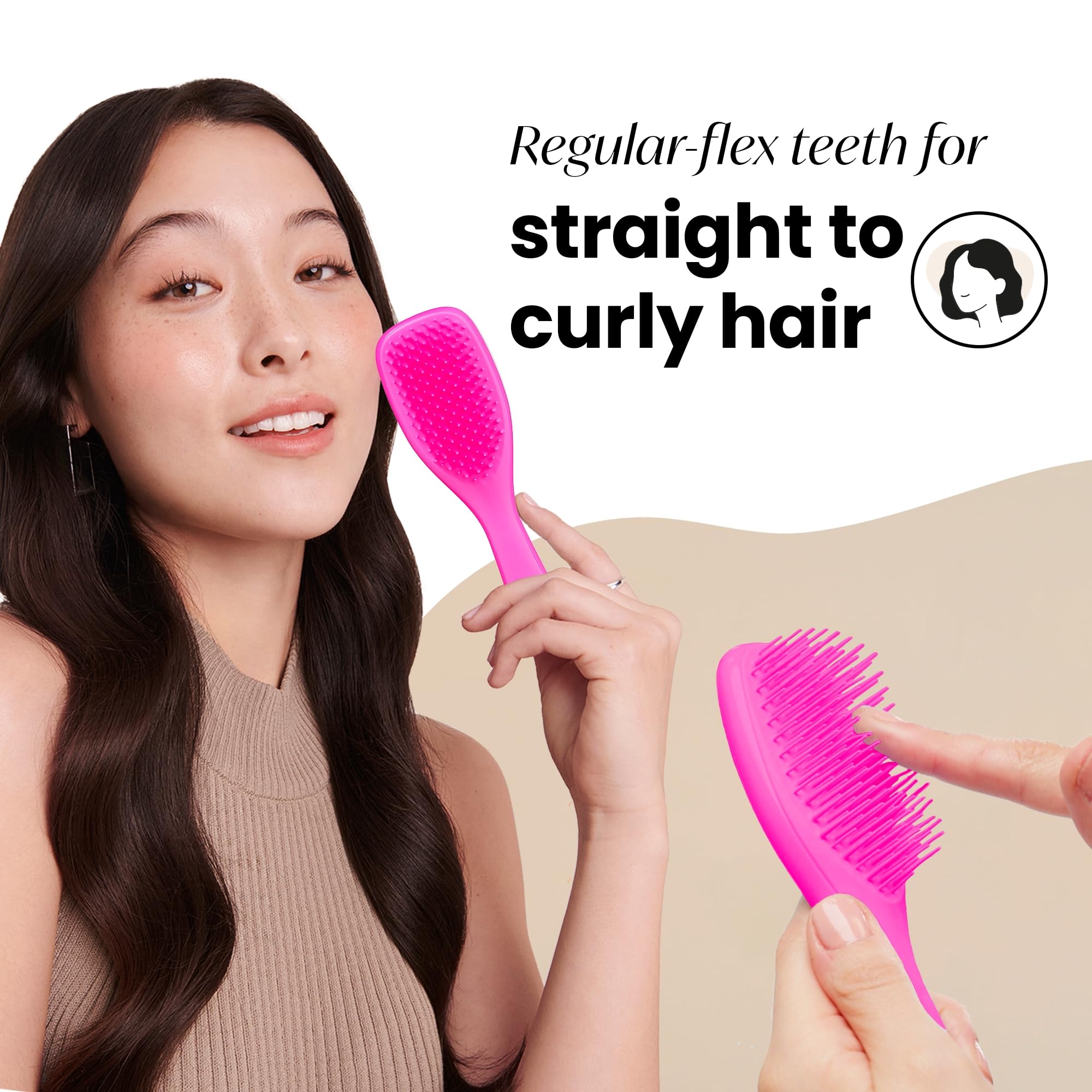 Foto 4 pulgar | Cepillo Para El Cabello Tangle Teezer Ultimate Detangler Runway Pink - Venta Internacional.
