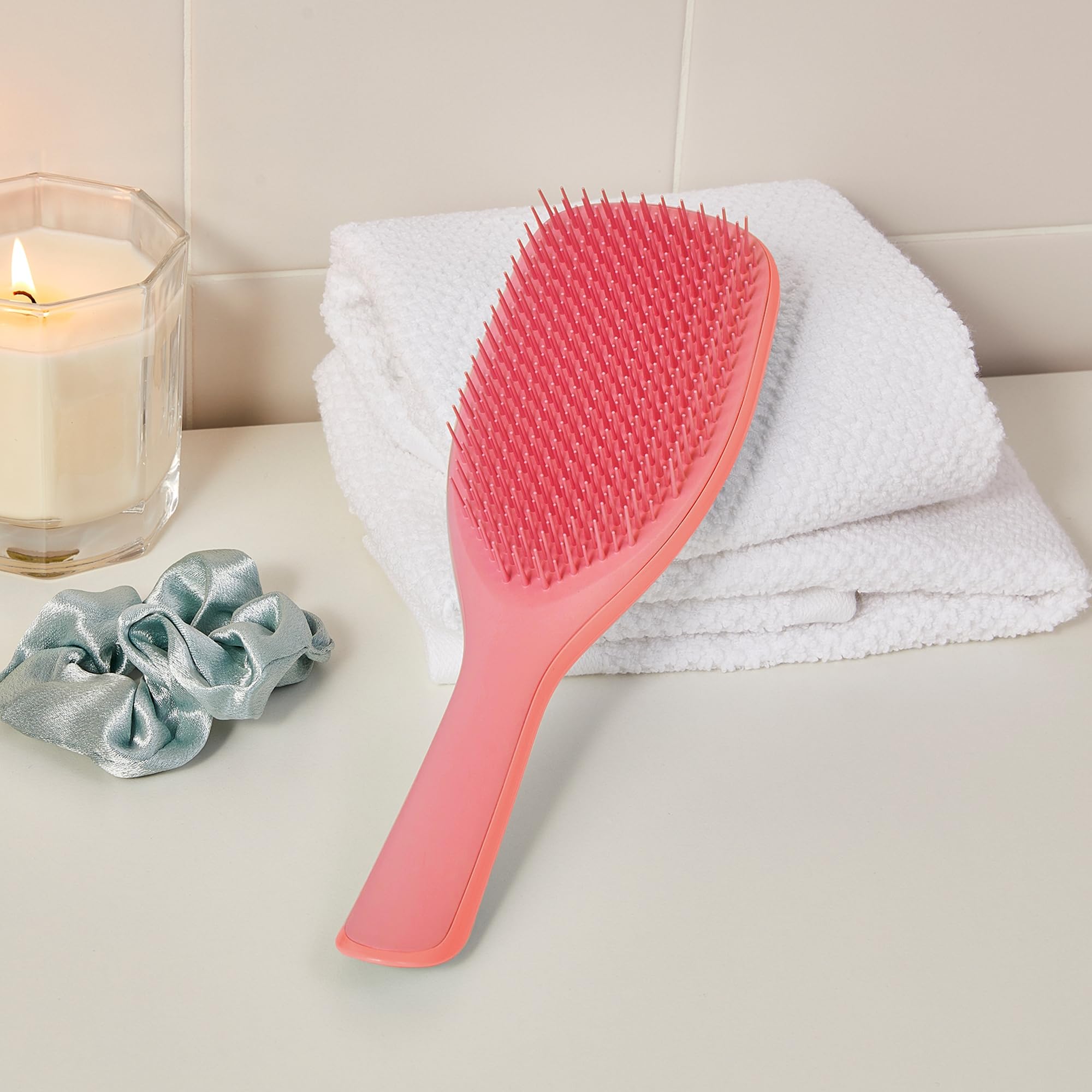 Foto 6 pulgar | Cepillo Para El Cabello Tangle Teezer Large Ultimate Detangler Coral Pink - Venta Internacional.