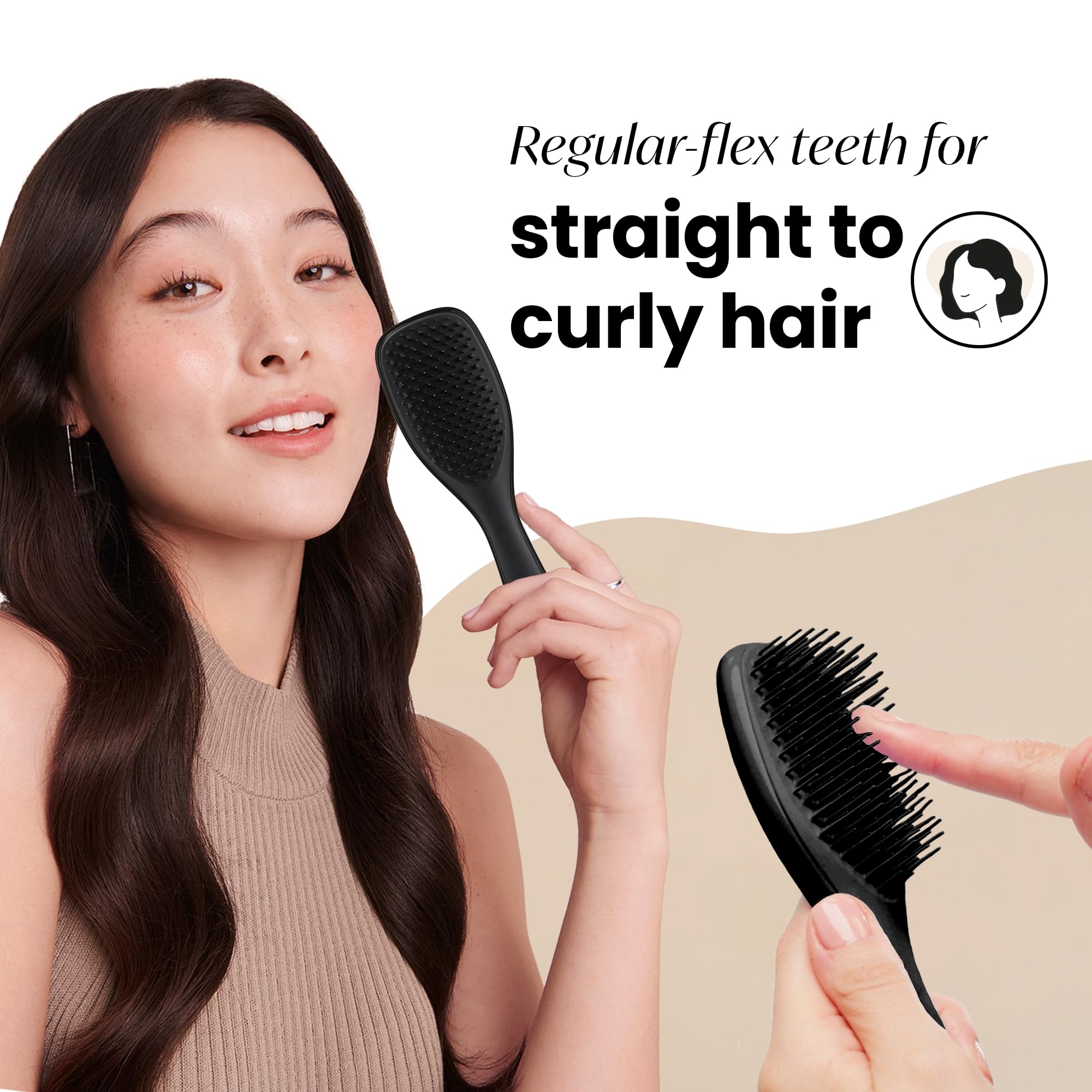 Foto 4 pulgar | Cepillo Para Cabello Tangle Teezer Ultimate Detangler, Tamaño De Viaje, Negro - Venta Internacional.