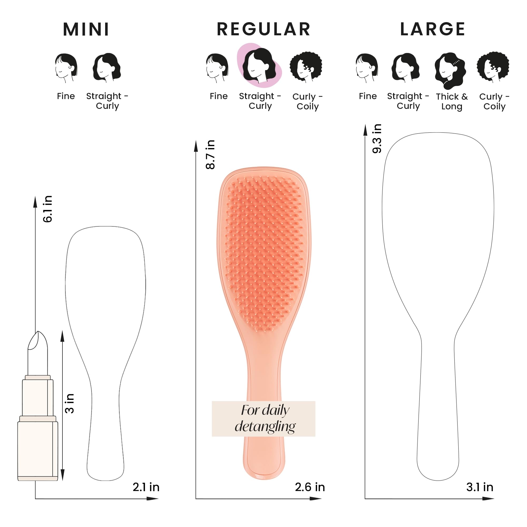 Foto 7 | Cepillo Tangle Teezer Ultimate Detangler Para Cabello Húmedo Y Seco - Venta Internacional.