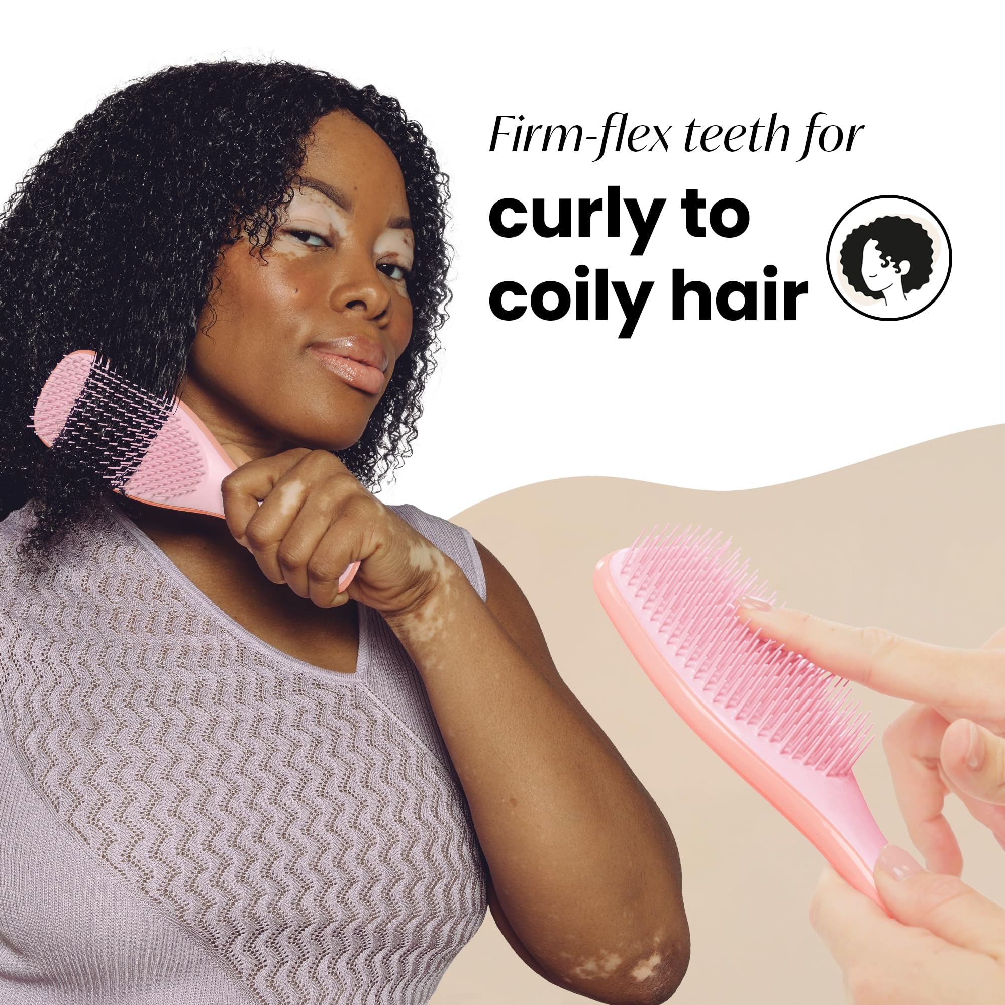 Foto 4 pulgar | Cepillo De Pelo Tangle Teezer Ultimate Detangler Para Cabello Rizado - Venta Internacional.