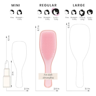 Foto 7 | Cepillo De Pelo Tangle Teezer Ultimate Detangler Para Cabello Rizado - Venta Internacional.