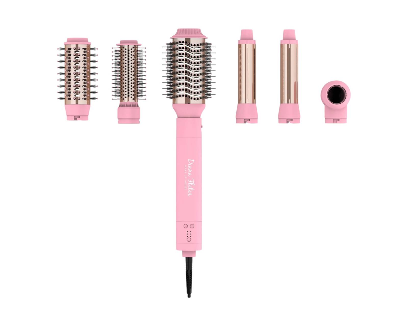 Foto 4 pulgar | Multiestilizador 6 Cabezas Diana Fletes Sm 5318 Light Pink Titanio Galvanizado Premium