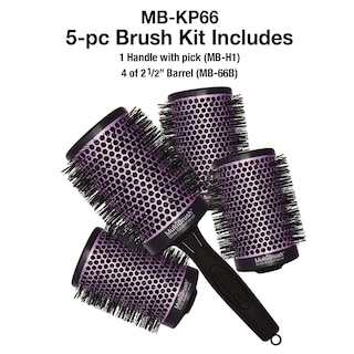 Foto 2 | Juego De Cepillos De Pelo Olivia Garden Multibrush, Desmontable, Xxl, 5 Piezas - Venta Internacional.