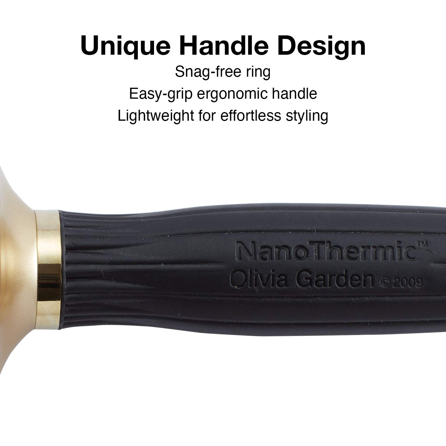 Foto 4 pulgar | Cepillo De Pelo Olivia Garden Nanothermic Ceramic + Ion Nt-34g - Venta Internacional.