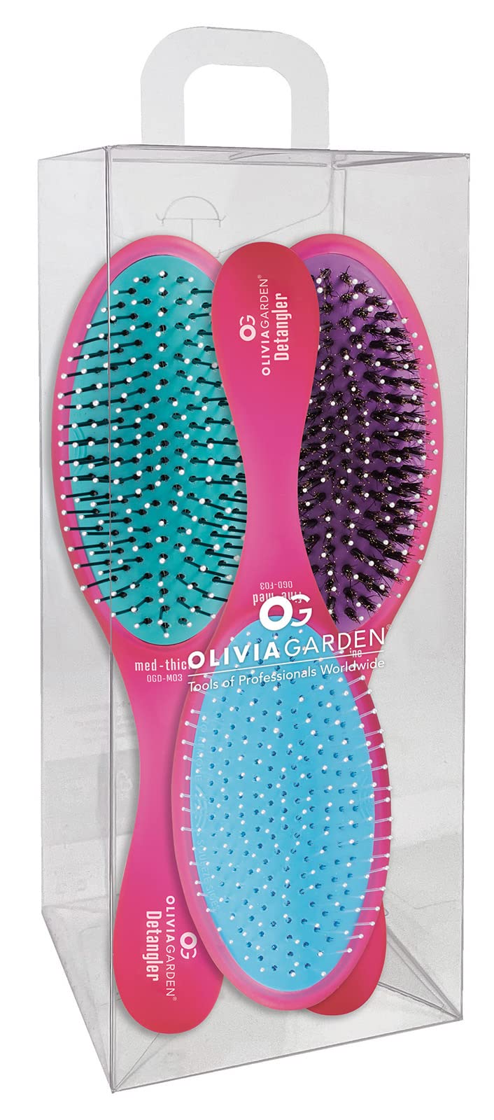 Foto 2 pulgar | Brush Collection Olivia Garden Og, Cojín Extraíble, Color Rosa - Venta Internacional.