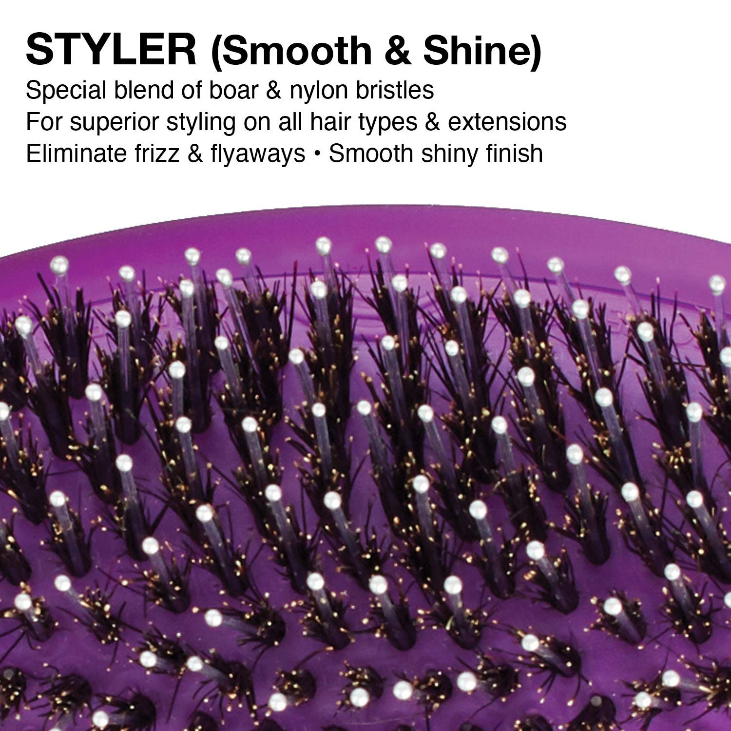 Foto 5 pulgar | Brush Collection Olivia Garden Og, Cojín Extraíble, Color Morado - Venta Internacional.
