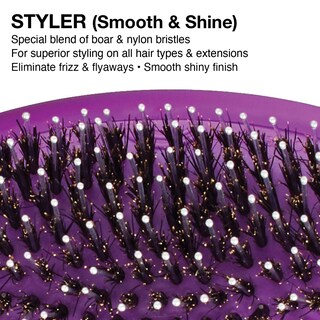 Foto 4 | Brush Collection Olivia Garden Og, Cojín Extraíble, Color Morado - Venta Internacional.