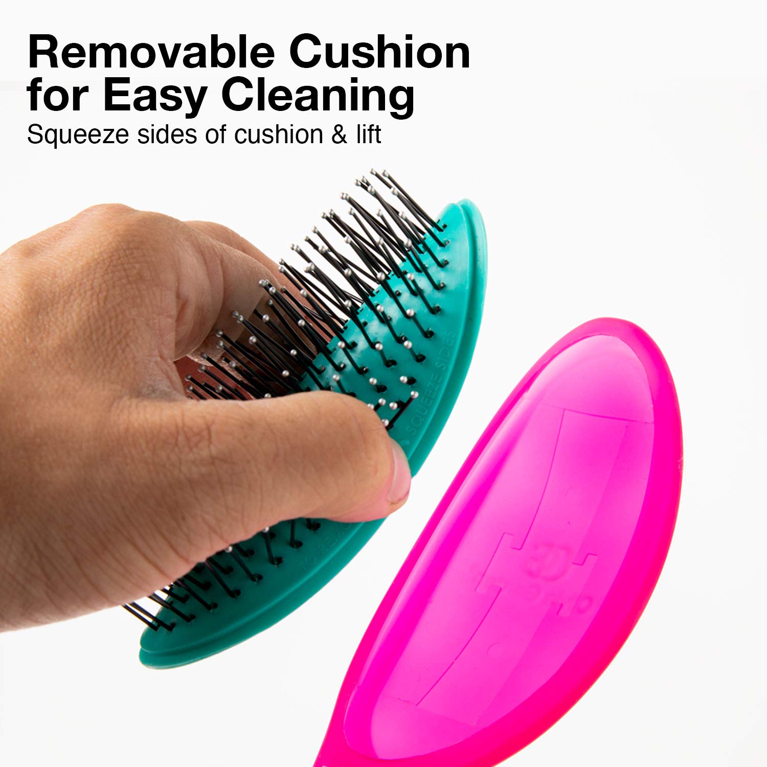 Foto 4 pulgar | Cepillo Desenredante Olivia Garden Og Para Cabello Húmedo O Seco, Color Rosa - Venta Internacional.