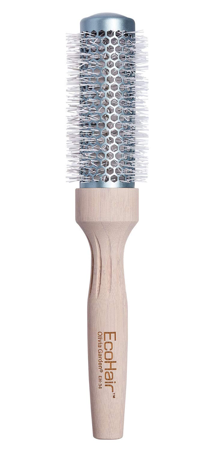 Foto 2 pulgar | Cepillo Térmico Redondo De Bambú Olivia Garden Ecohair Eh-34 - Venta Internacional.