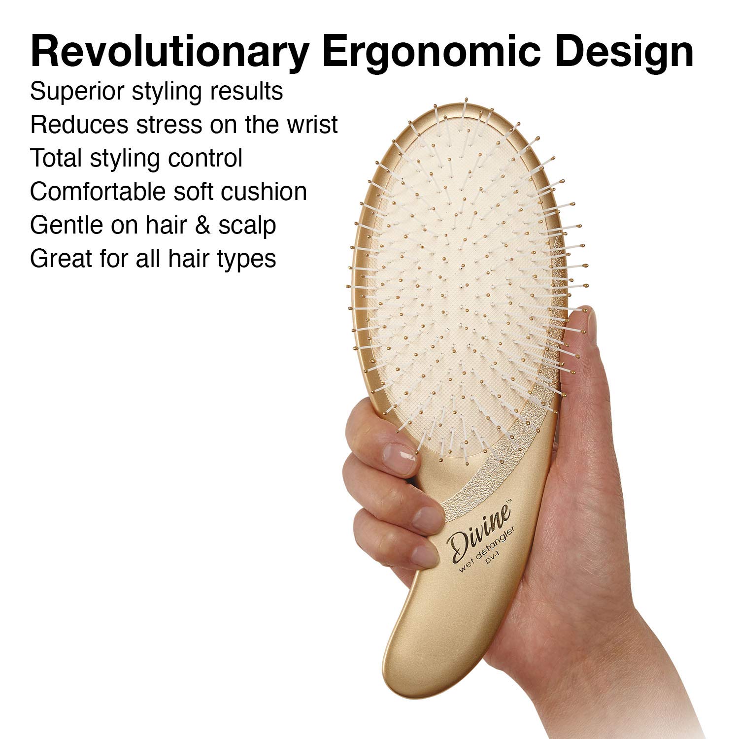 Foto 4 pulgar | Cepillo De Pelo Olivia Garden Divine Revolutionary Ergonomic - Venta Internacional.