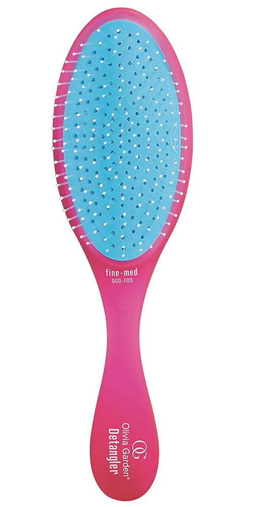 Foto 2 pulgar | Brocha Olivia Garden Og Detangler Para Cabello Húmedo O Seco, Color Rosa - Venta Internacional.