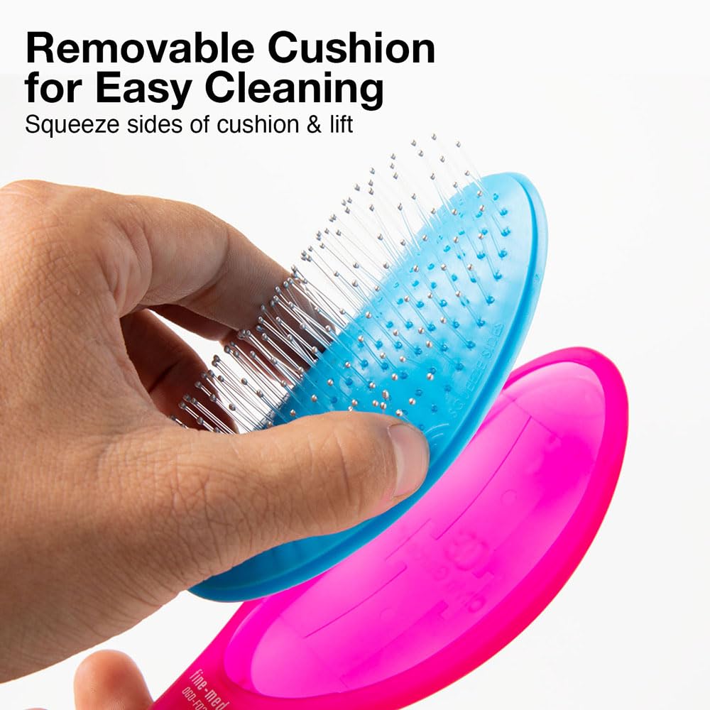 Foto 5 pulgar | Brocha Olivia Garden Og Detangler Para Cabello Húmedo O Seco, Color Rosa - Venta Internacional.