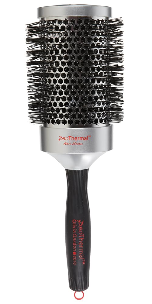 Cepillo Redondo Olivia Garden Prothermal Antiestático T-63 - Venta Internacional.