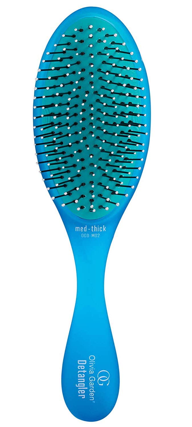 Cepillo De Pelo Olivia Garden Og Detangler Para Cabello Húmedo O Seco Azul - Venta Internacional.