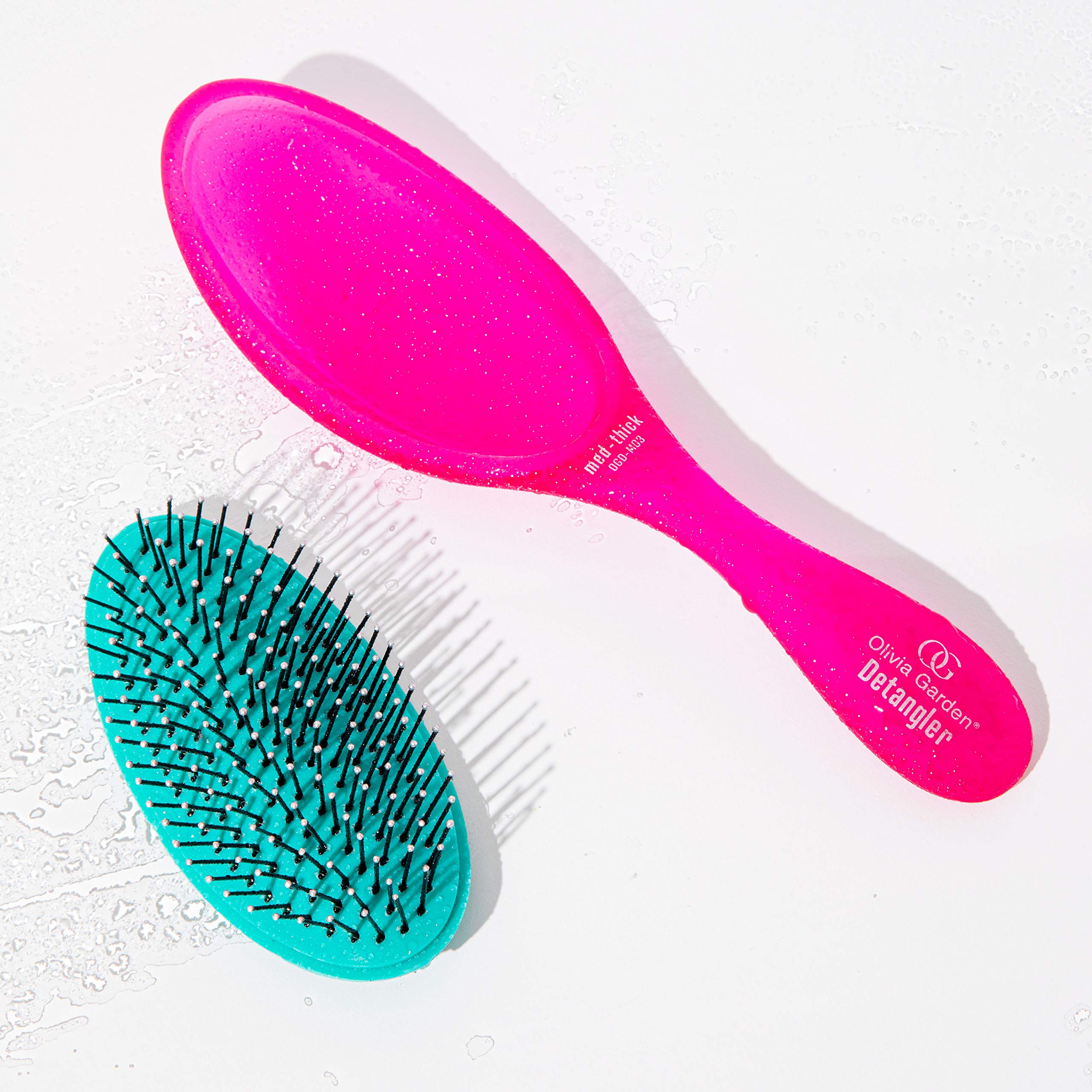 Foto 6 pulgar | Cepillo De Pelo Olivia Garden Og Detangler Para Cabello Húmedo O Seco Azul - Venta Internacional.