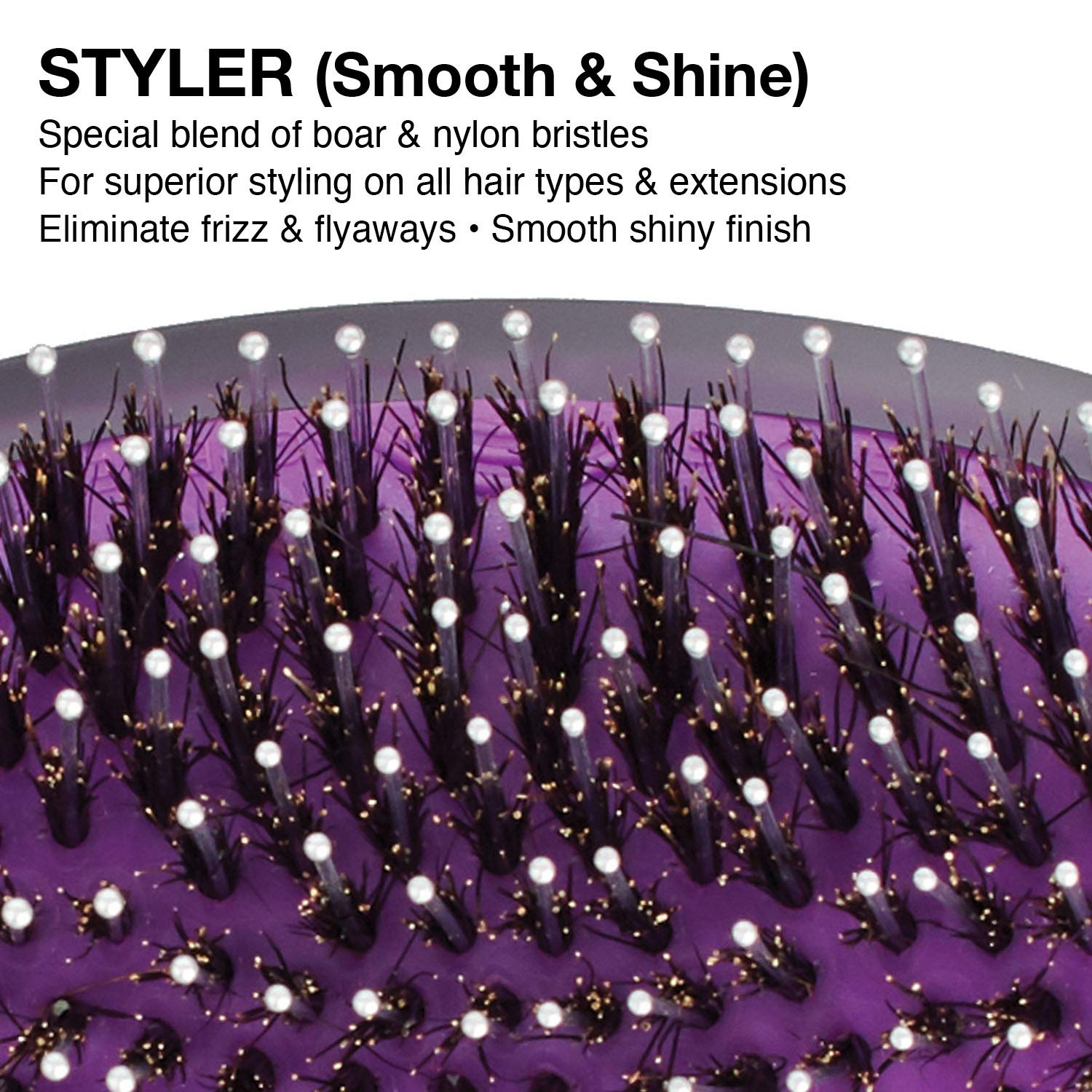 Foto 2 | Cepillo De Pelo Olivia Garden Og Brush Styler Para Todo Tipo De Cabello - Venta Internacional.