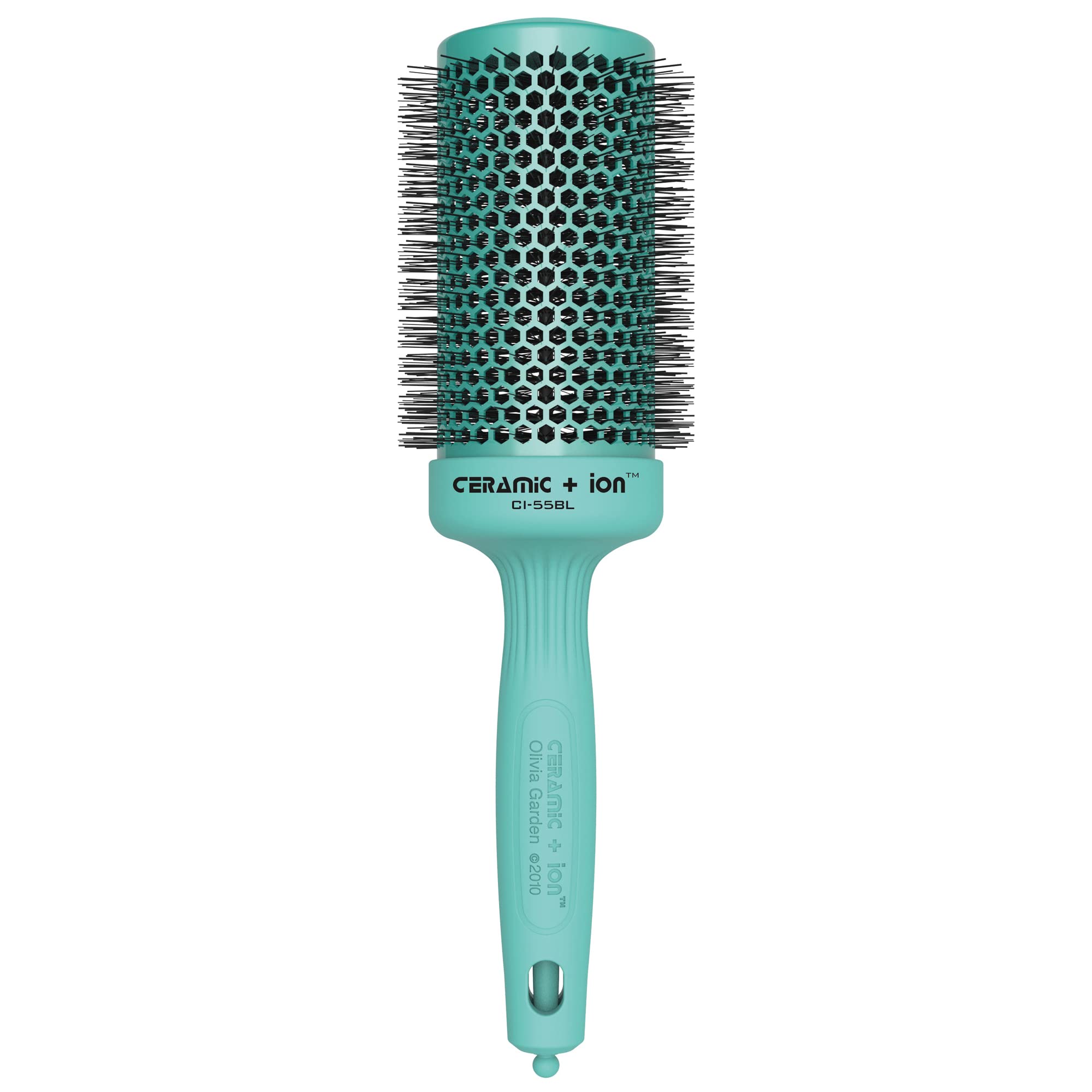 Cepillo Térmico Redondo Olivia Garden Ceramic + Ion De 5,4 Cm - Venta Internacional.