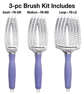 Foto 2 | Kit De Cepillos De Pelo Olivia Garden Finger Brush Para Abrazar El Cuero Cabelludo - Venta Internacional.