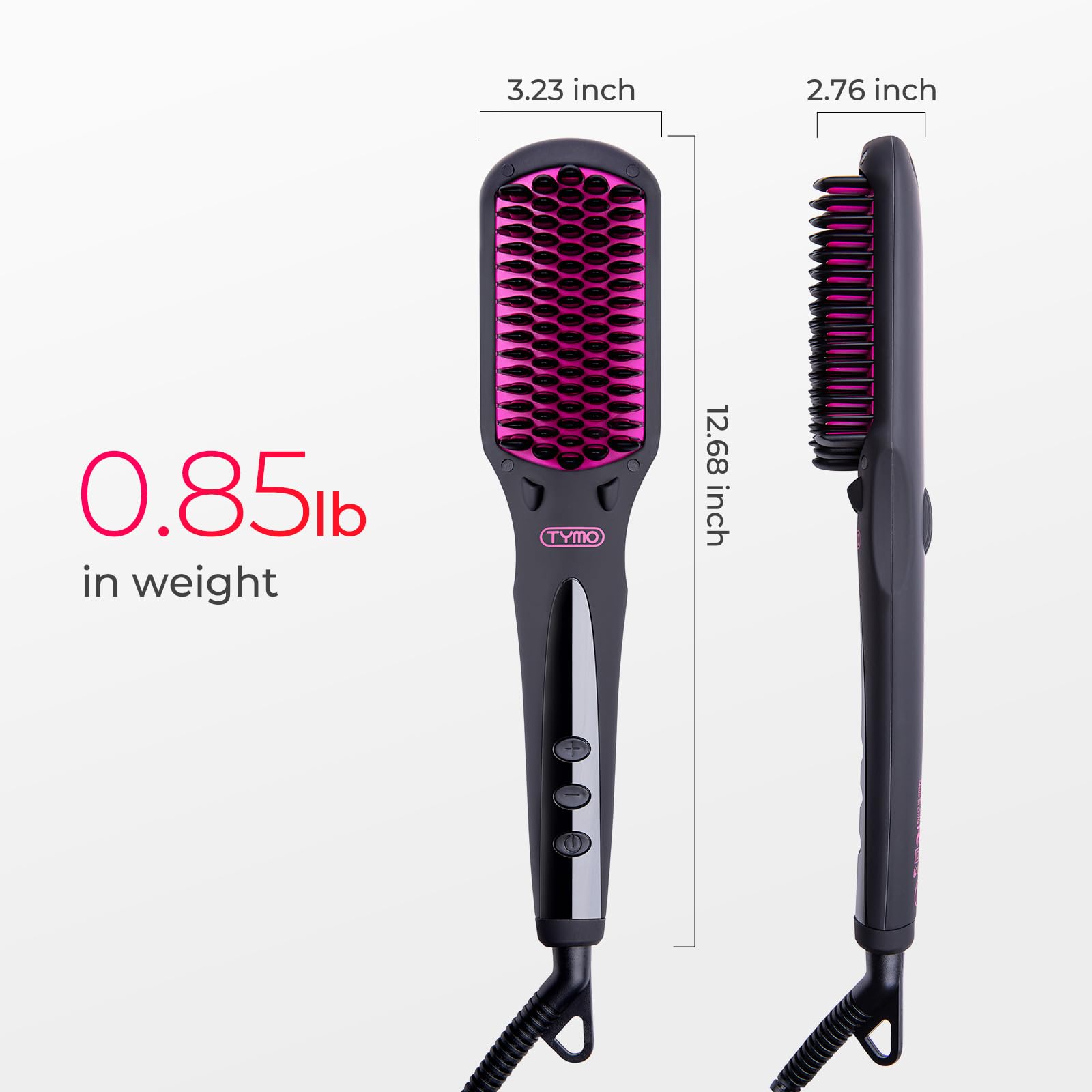 Foto 7 | Cepillo Alisador De Pelo Tymo Ionic 10m Negative Ions - Venta Internacional.