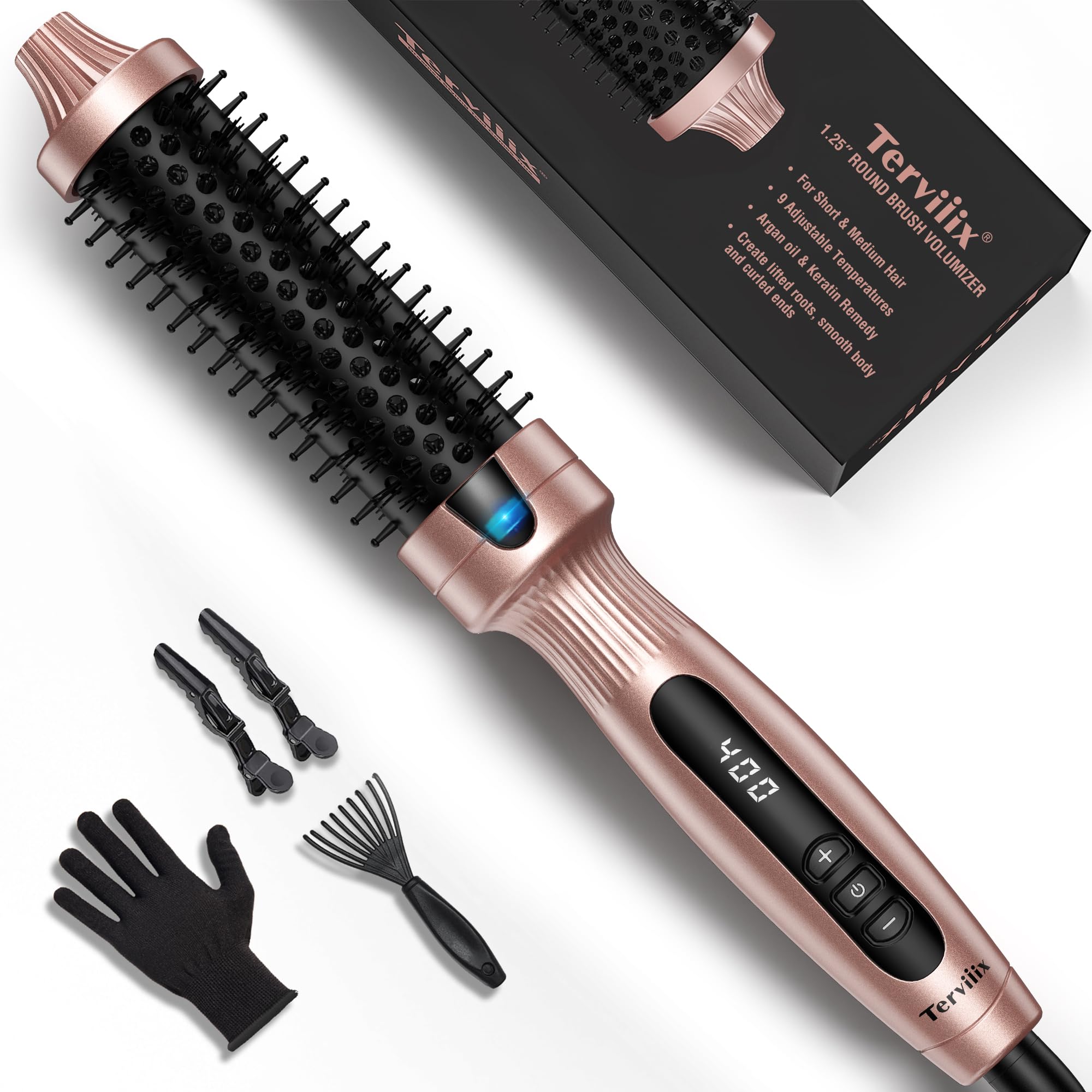 Foto 1 | Cepillo Térmico Terviiix, 32 Mm, Cerámica, Turmalina Iónica, 9 Temperaturas - Venta Internacional.