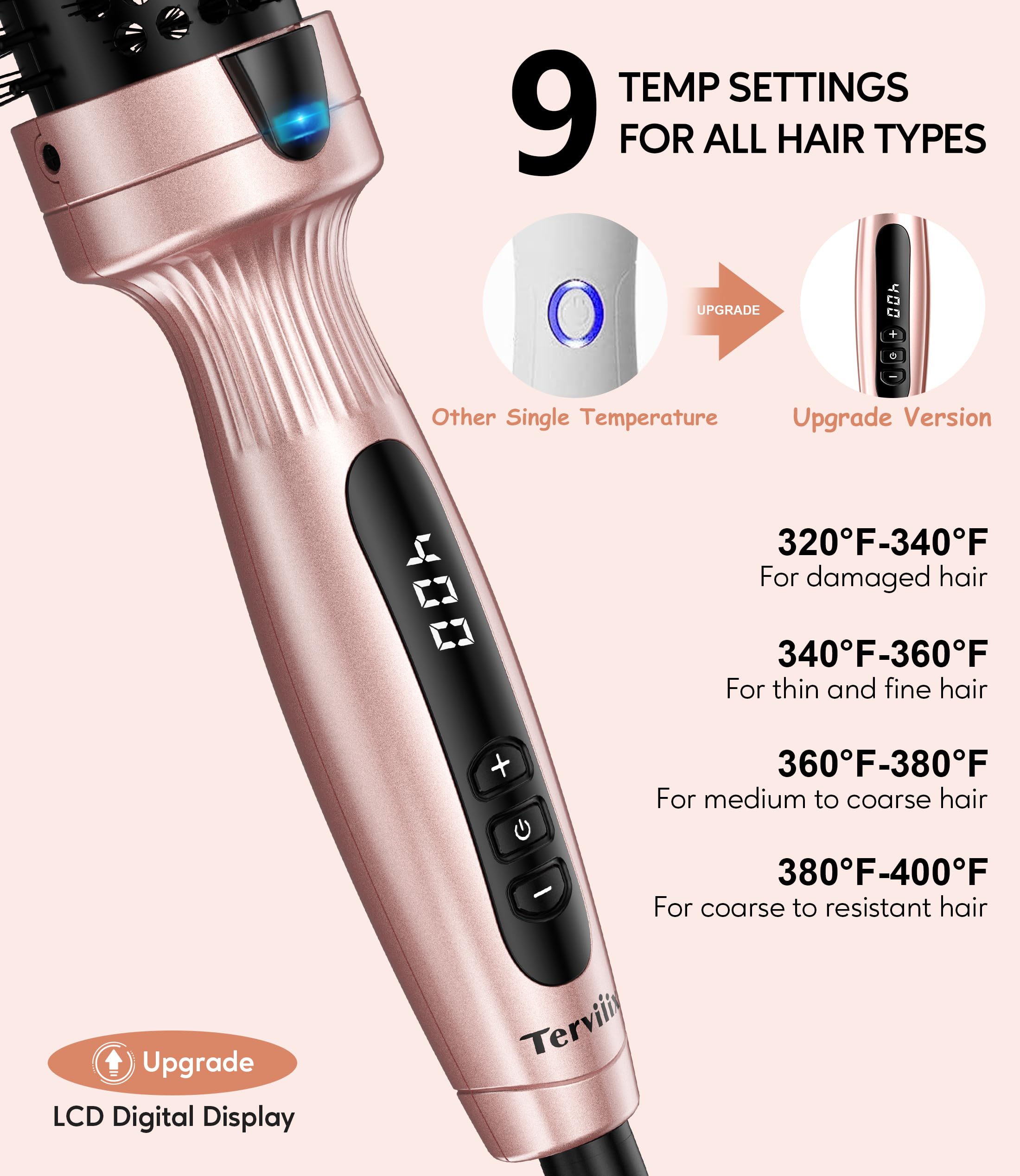 Foto 7 pulgar | Cepillo Térmico Terviiix Create Voluminous Style De 1.5 Pulgadas - Venta Internacional.