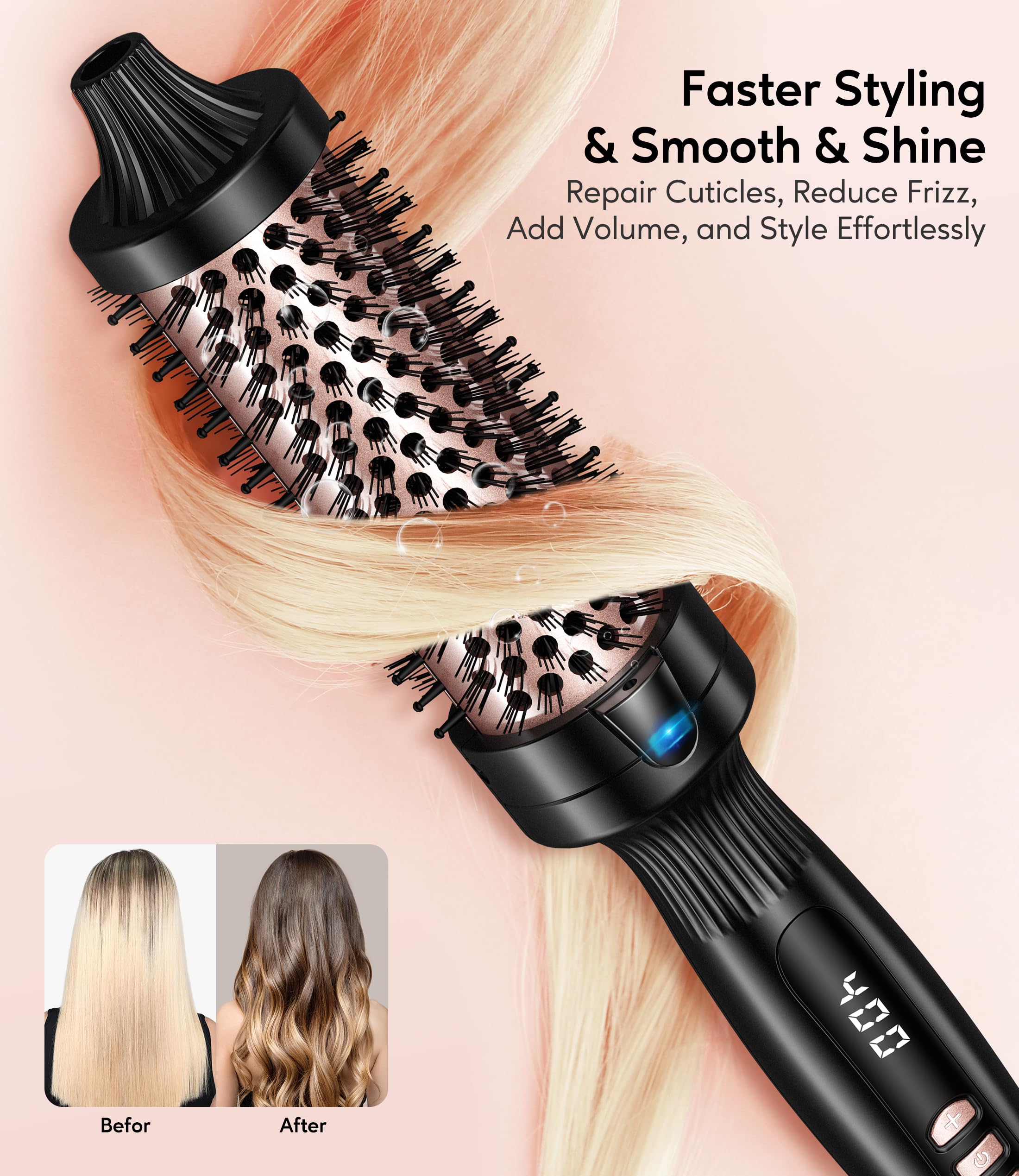 Foto 2 | Cepillo Térmico Terviiix Create Voluminous Style De 1.5 Pulgadas - Venta Internacional.