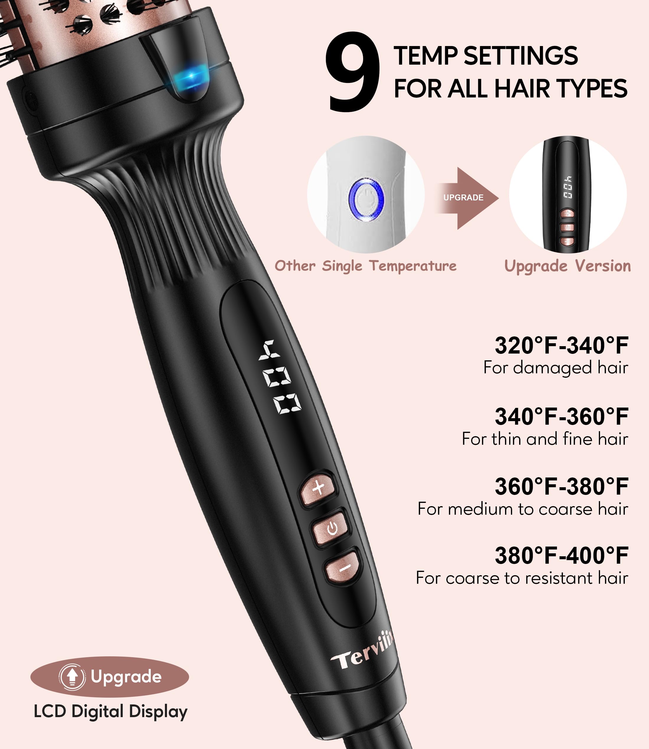 Foto 6 pulgar | Cepillo Térmico Terviiix Create Voluminous Style De 1.5 Pulgadas - Venta Internacional.
