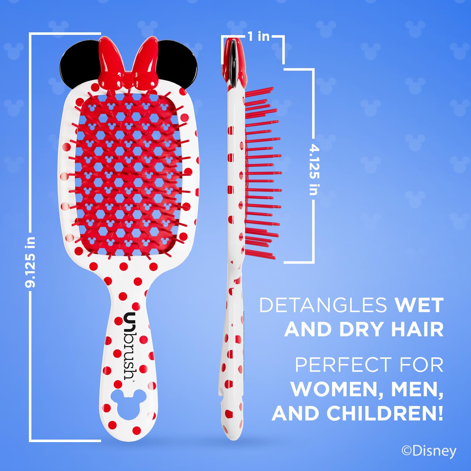 Foto 4 | Cepillo De Pelo Fhi Heat Unbrush Disney Collection Mickey O Minnie - Venta Internacional.