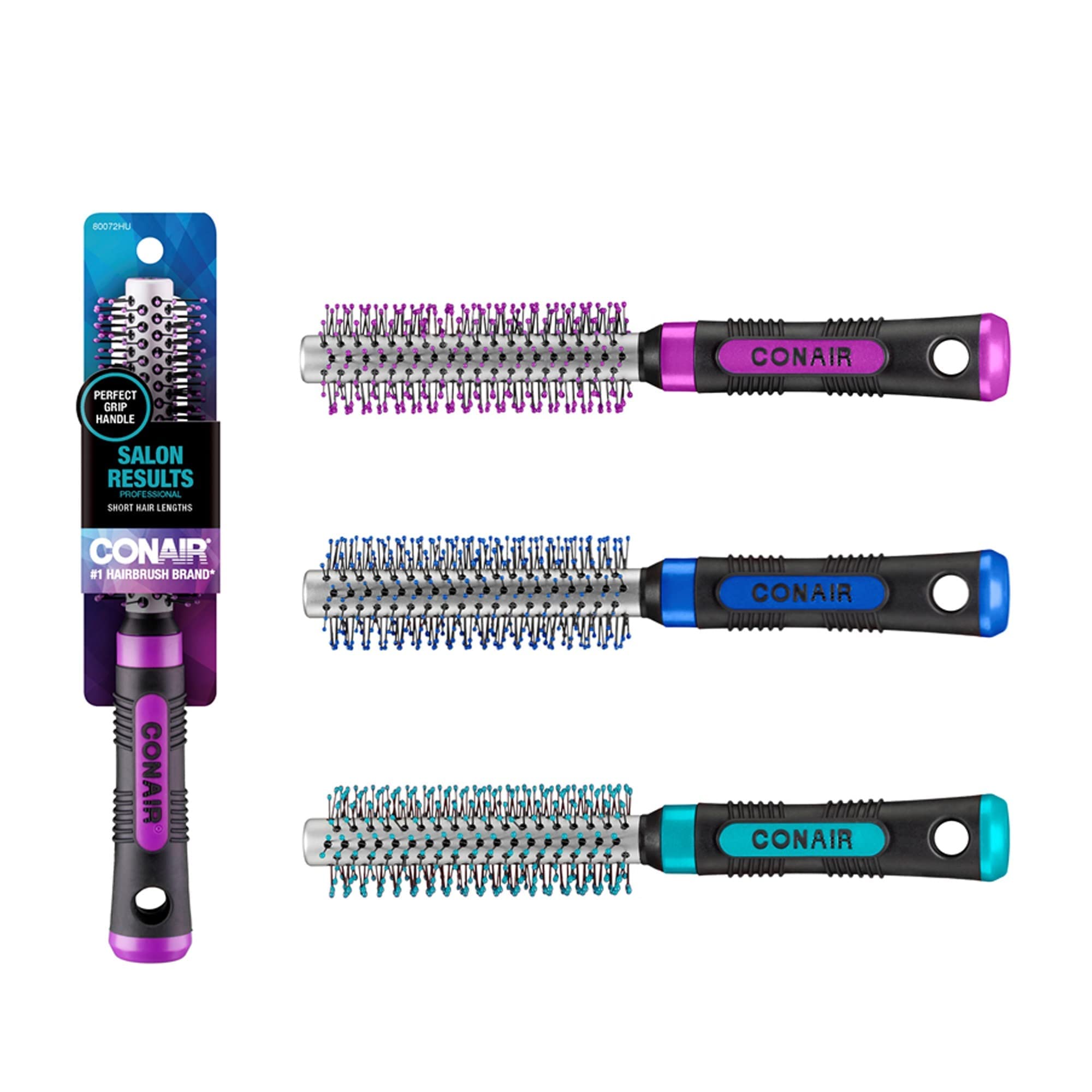 Cepillo De Pelo Conair Salon Results Metálico Redondo Para Secar Con Secador - Venta Internacional.