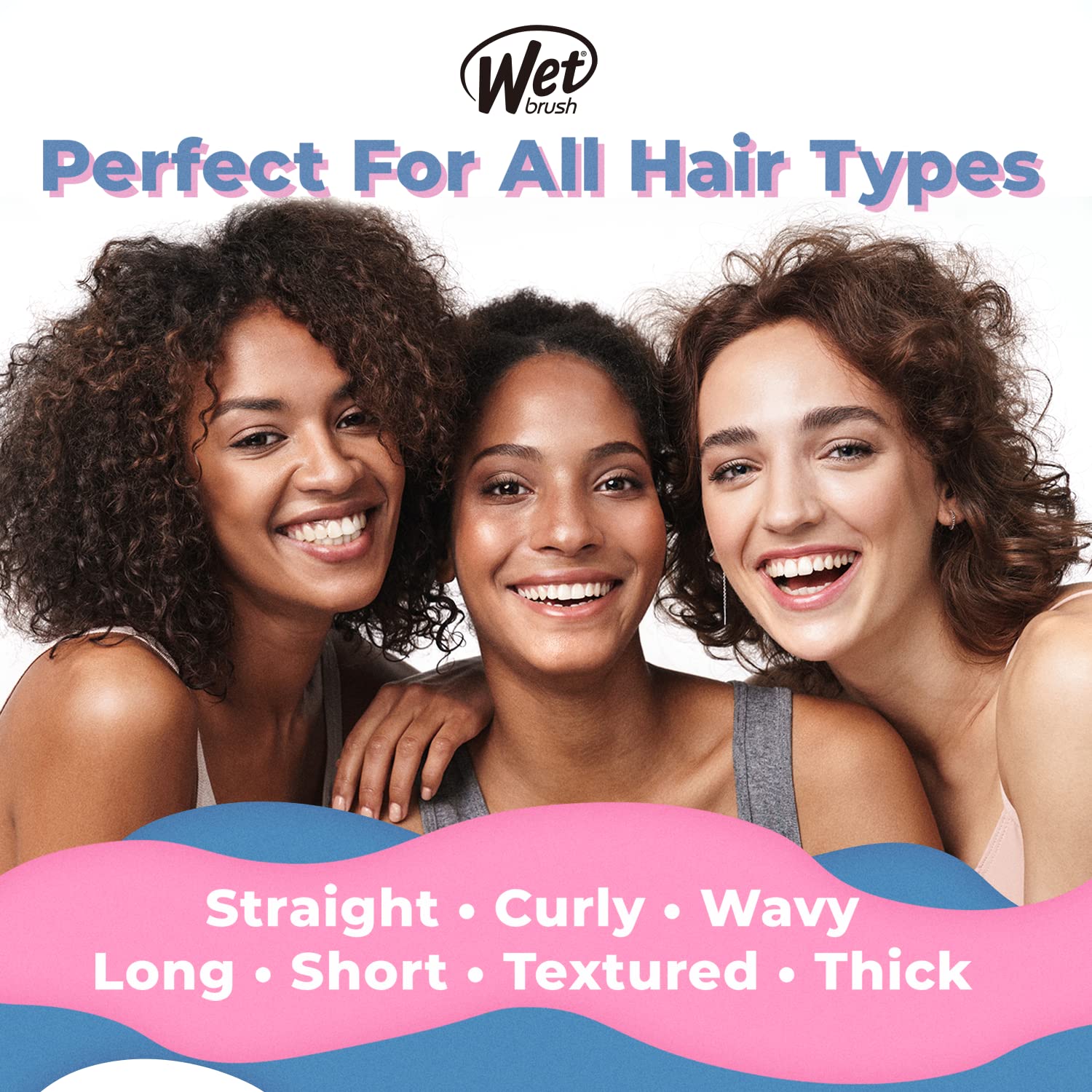 Foto 6 pulgar | Pincel Para Cabello Wet Brush Original Detangler Tie Dye Blush - Venta Internacional.