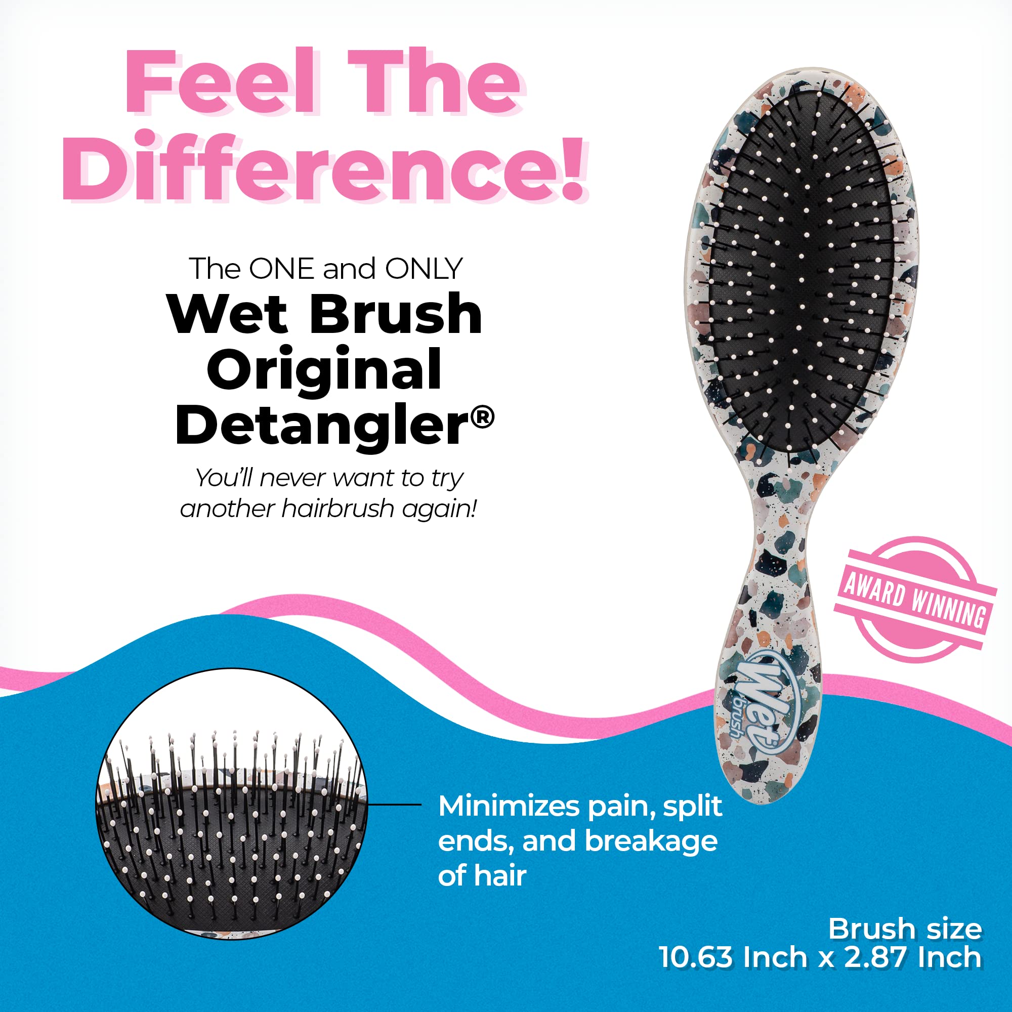 Foto 3 pulgar | Cepillo De Pelo Wet Brush Original Detangler Supercharged Sand - Venta Internacional.