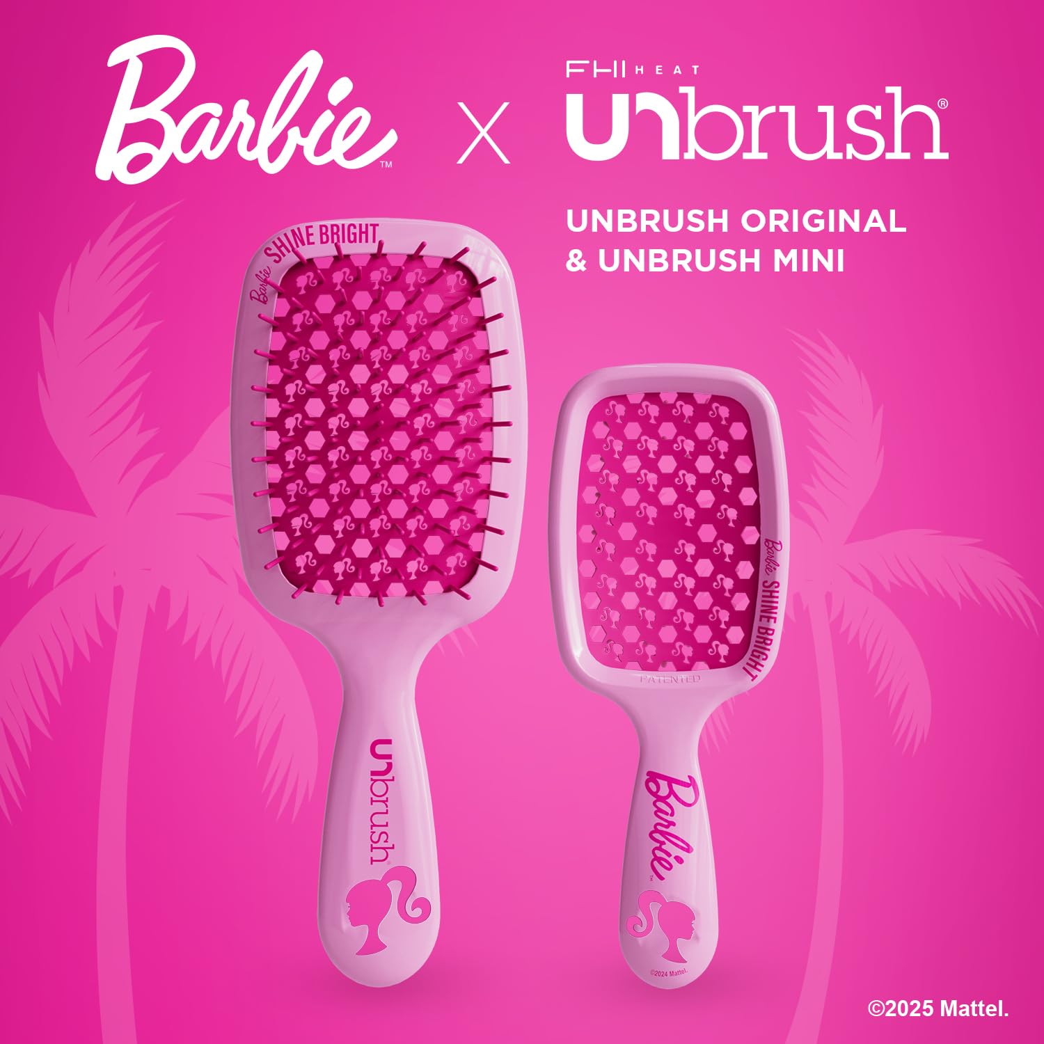 Foto 4 pulgar | Pincel Desenredante Duo Fhi Heat Unbrush Barbie Shine Bright - Venta Internacional.