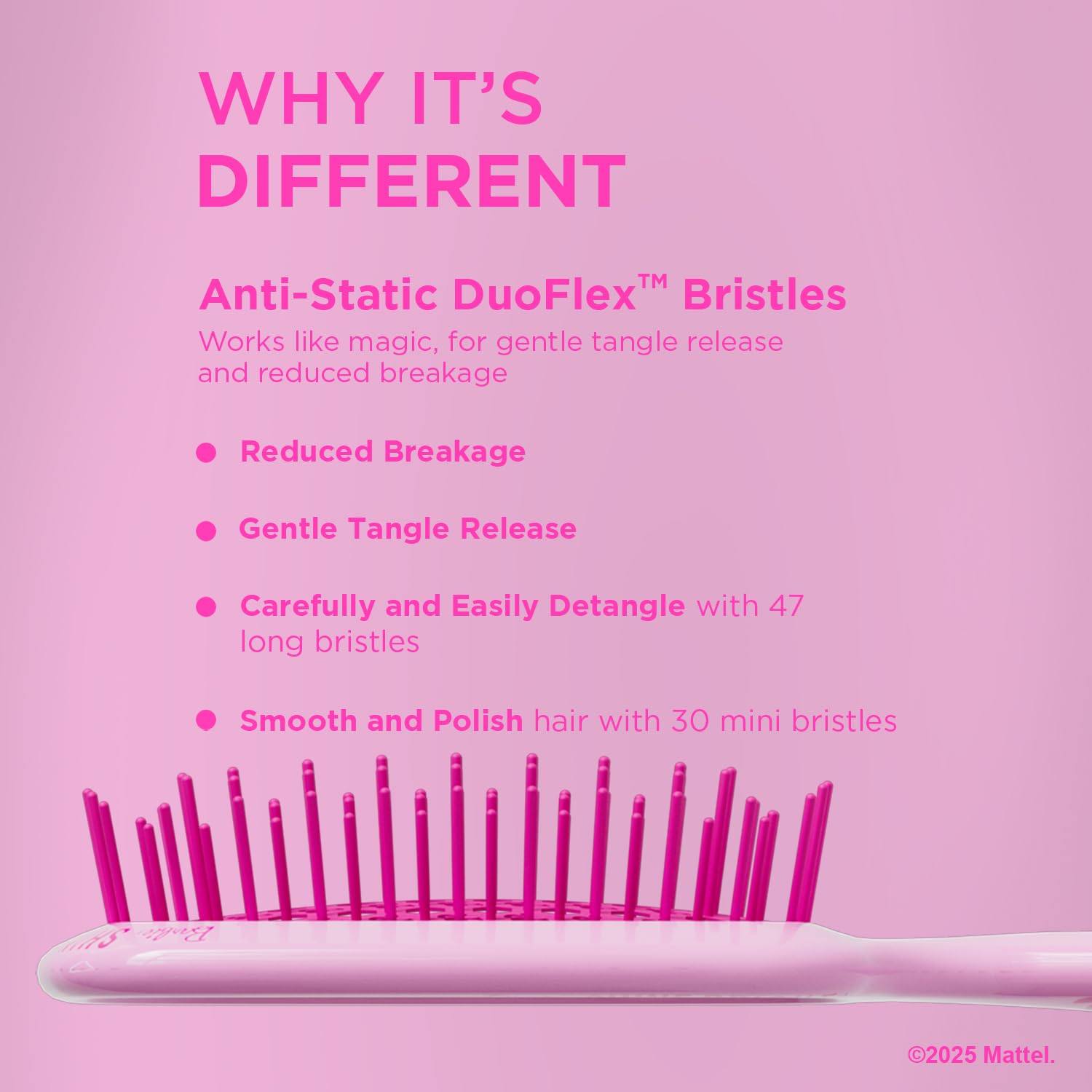 Foto 5 pulgar | Pincel Desenredante Duo Fhi Heat Unbrush Barbie Shine Bright - Venta Internacional.
