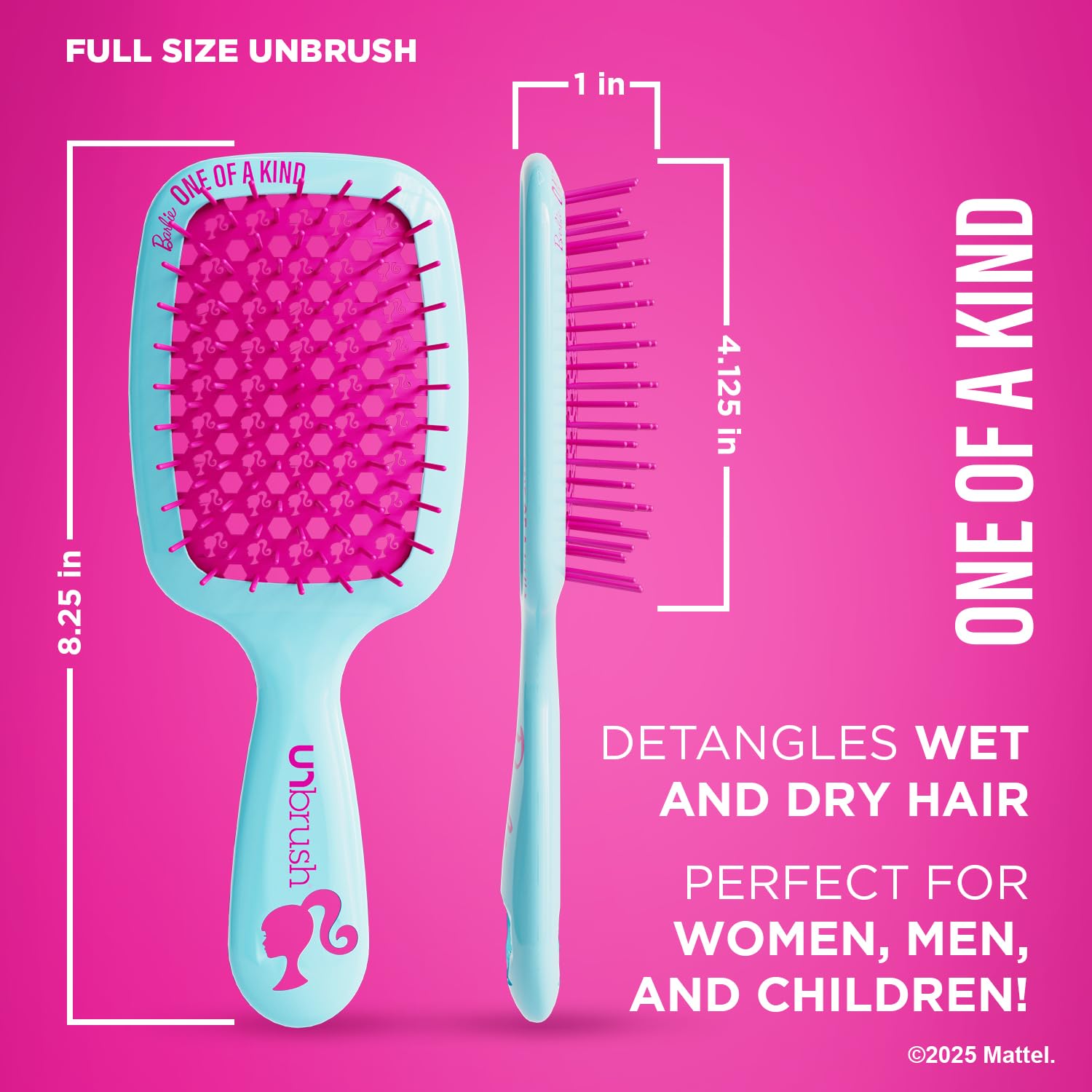 Foto 6 pulgar | Pincel Desenredante Duo Fhi Heat Unbrush Barbie Blue - Venta Internacional.