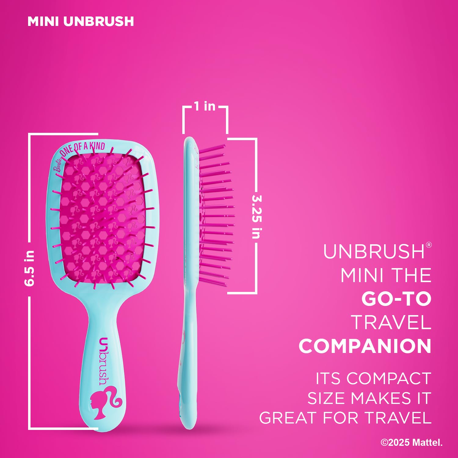 Foto 7 pulgar | Pincel Desenredante Duo Fhi Heat Unbrush Barbie Blue - Venta Internacional.
