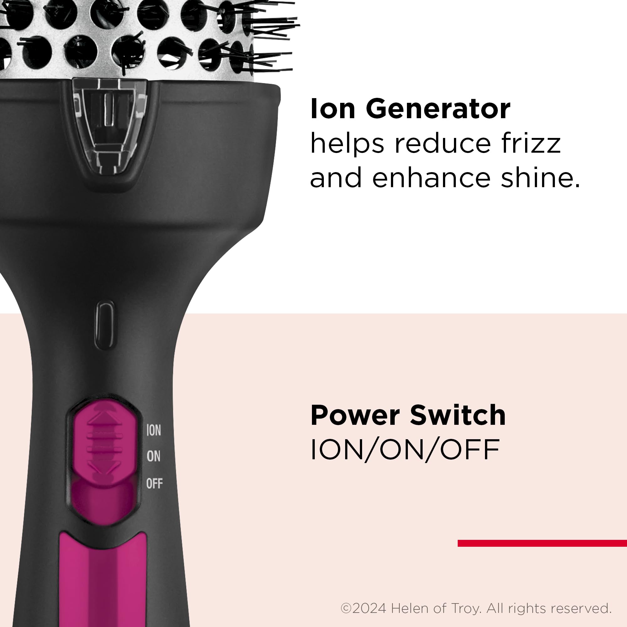 Foto 3 pulgar | El Moldeador Caliente Hot Brush Revlon Perfect Match Reduce El Encrespamiento - Venta Internacional.