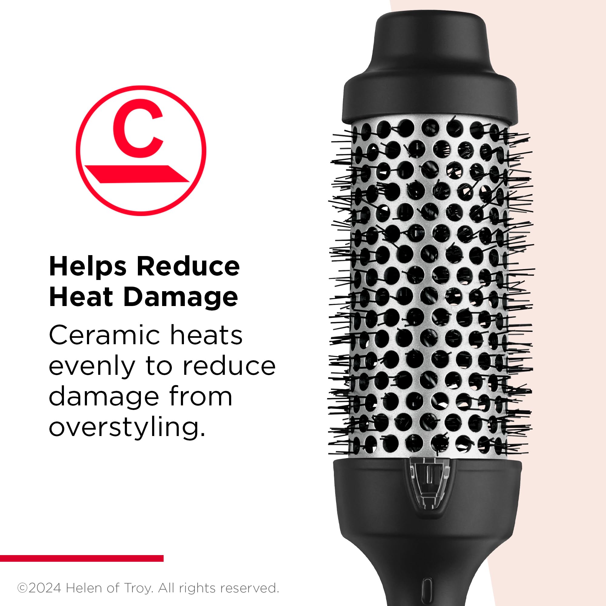 Foto 3 | El Moldeador Caliente Hot Brush Revlon Perfect Match Reduce El Encrespamiento - Venta Internacional.