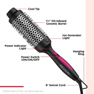 Foto 5 | El Moldeador Caliente Hot Brush Revlon Perfect Match Reduce El Encrespamiento - Venta Internacional.