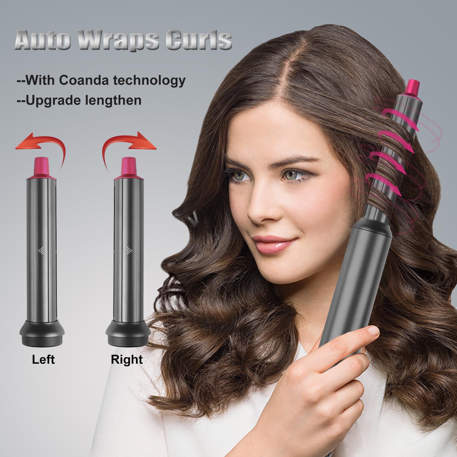 Foto 5 pulgar | Juego De Cepillos Para Secador De Pelo, 4 En 1, Multiaireador, Iónico, 38 M/s - Venta Internacional.